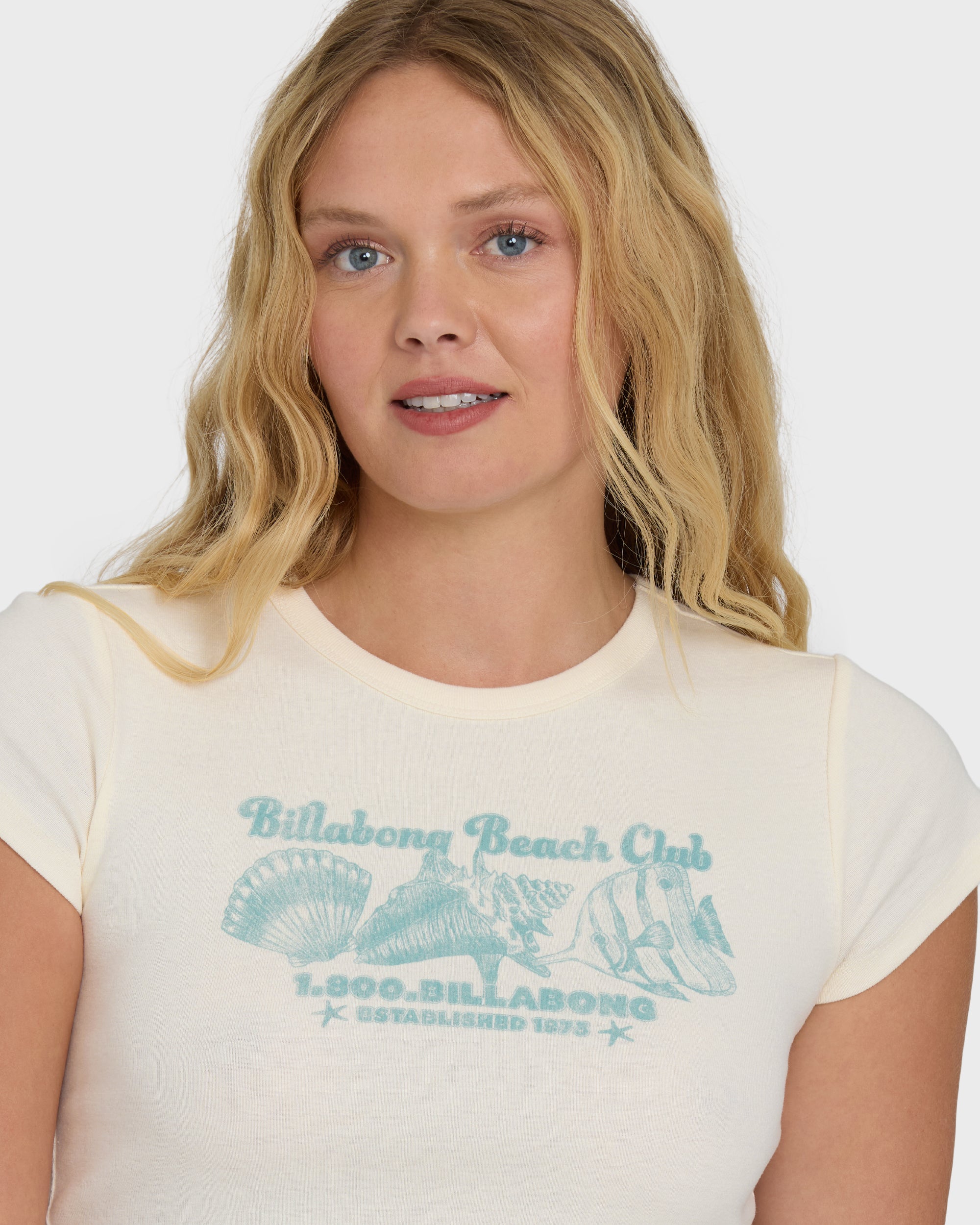 Beach Club Short Sleeve T-Shirt - Whitecap - Image 2