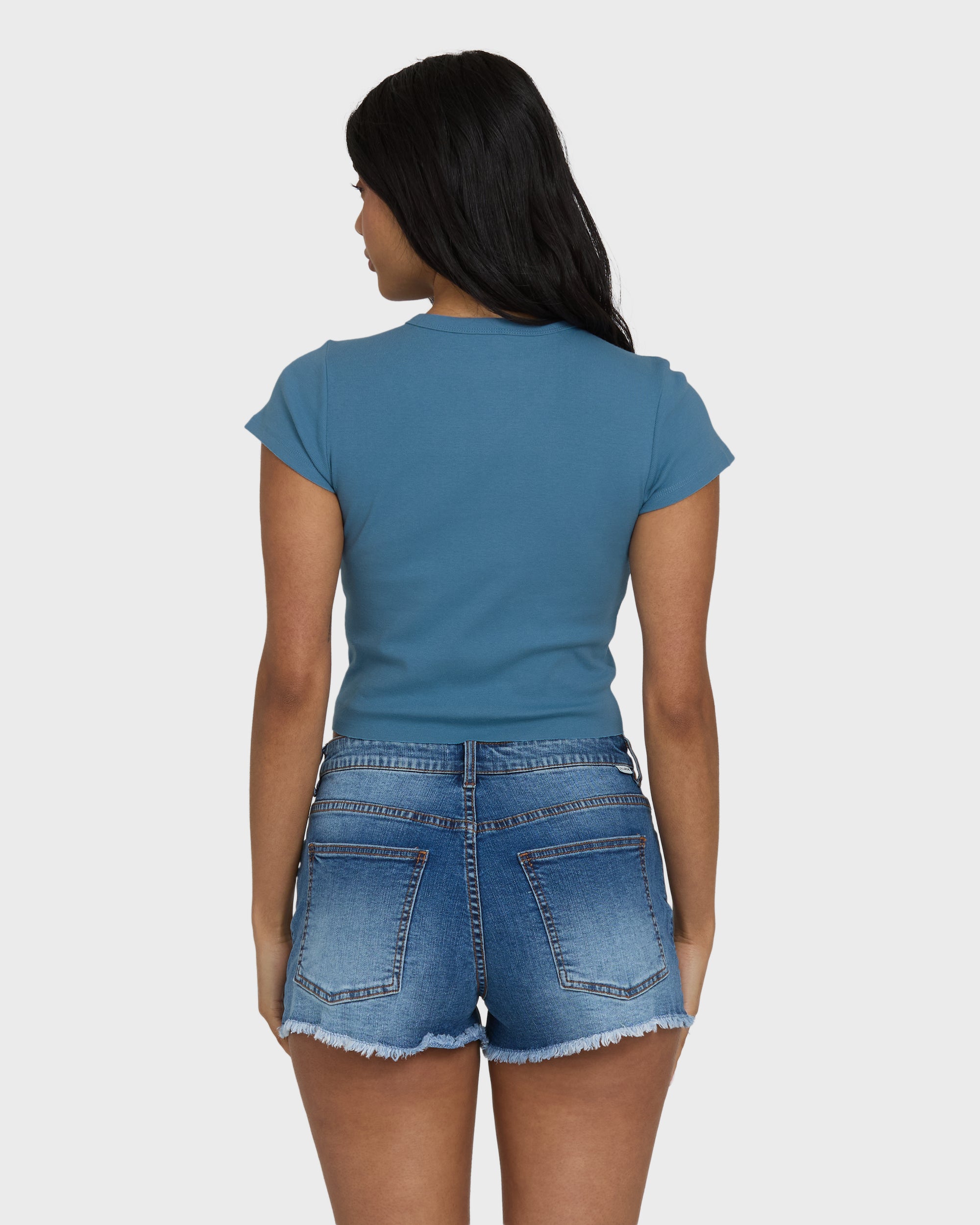 Warm Sunrays Short Sleeve T-Shirt - Blue Shadow - Image 5