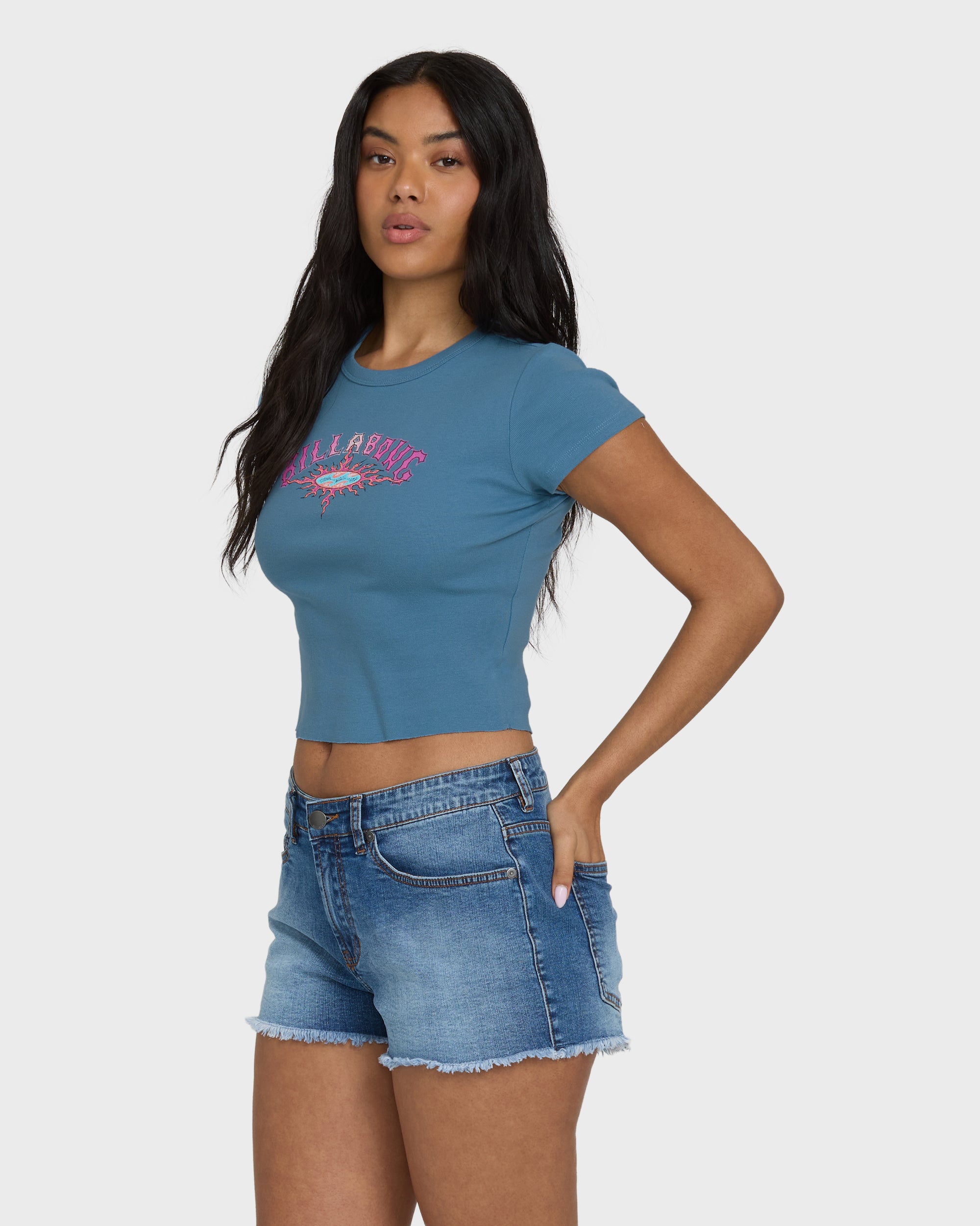 Warm Sunrays Short Sleeve T-Shirt - Blue Shadow - Image 4