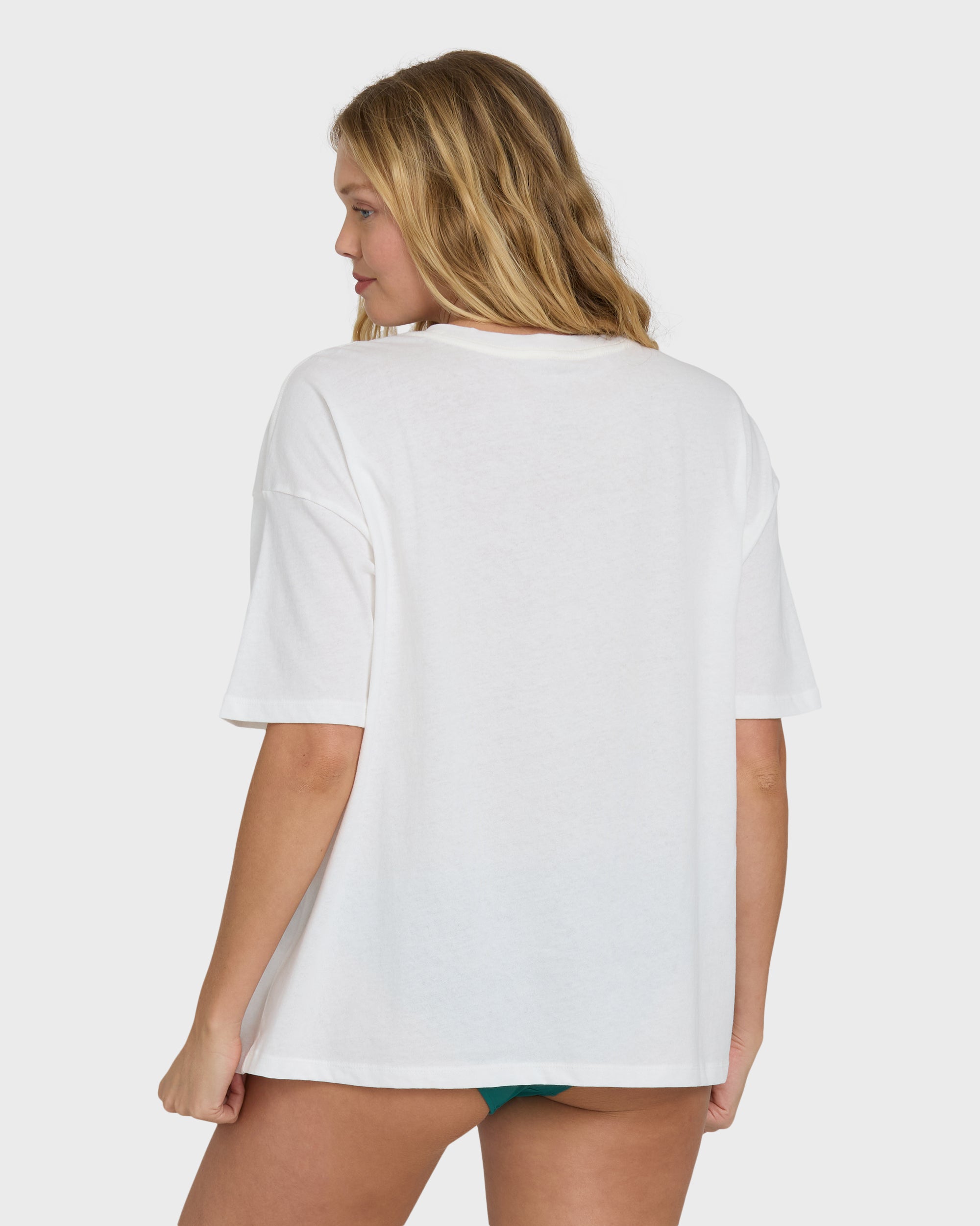 Floral Press Short Sleeve T-Shirt - Salt Crystal - Image 5