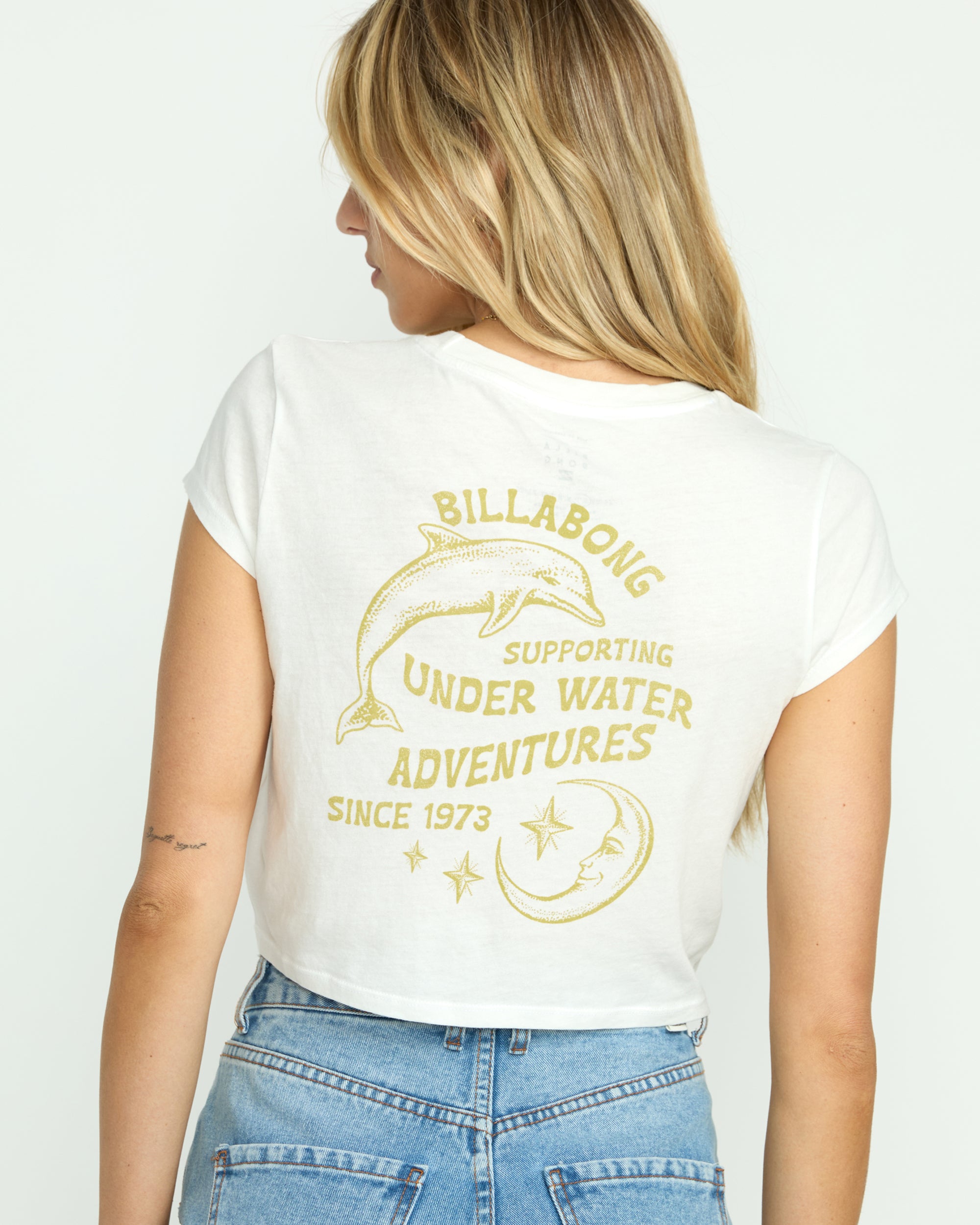 Sunshine Surf Babes Tee - Salt Crystal - Image 6