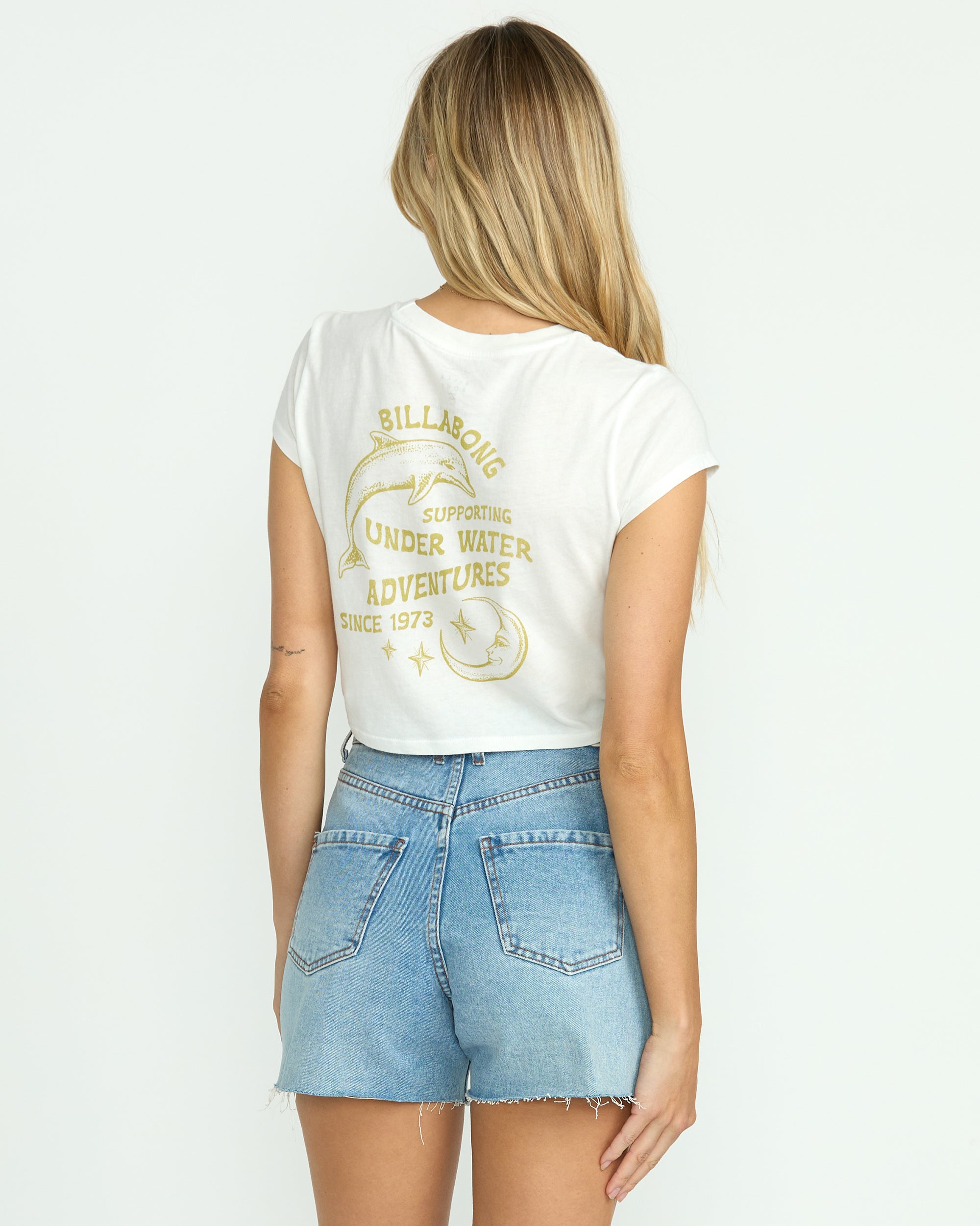 Sunshine Surf Babes Tee - Salt Crystal - Image 2