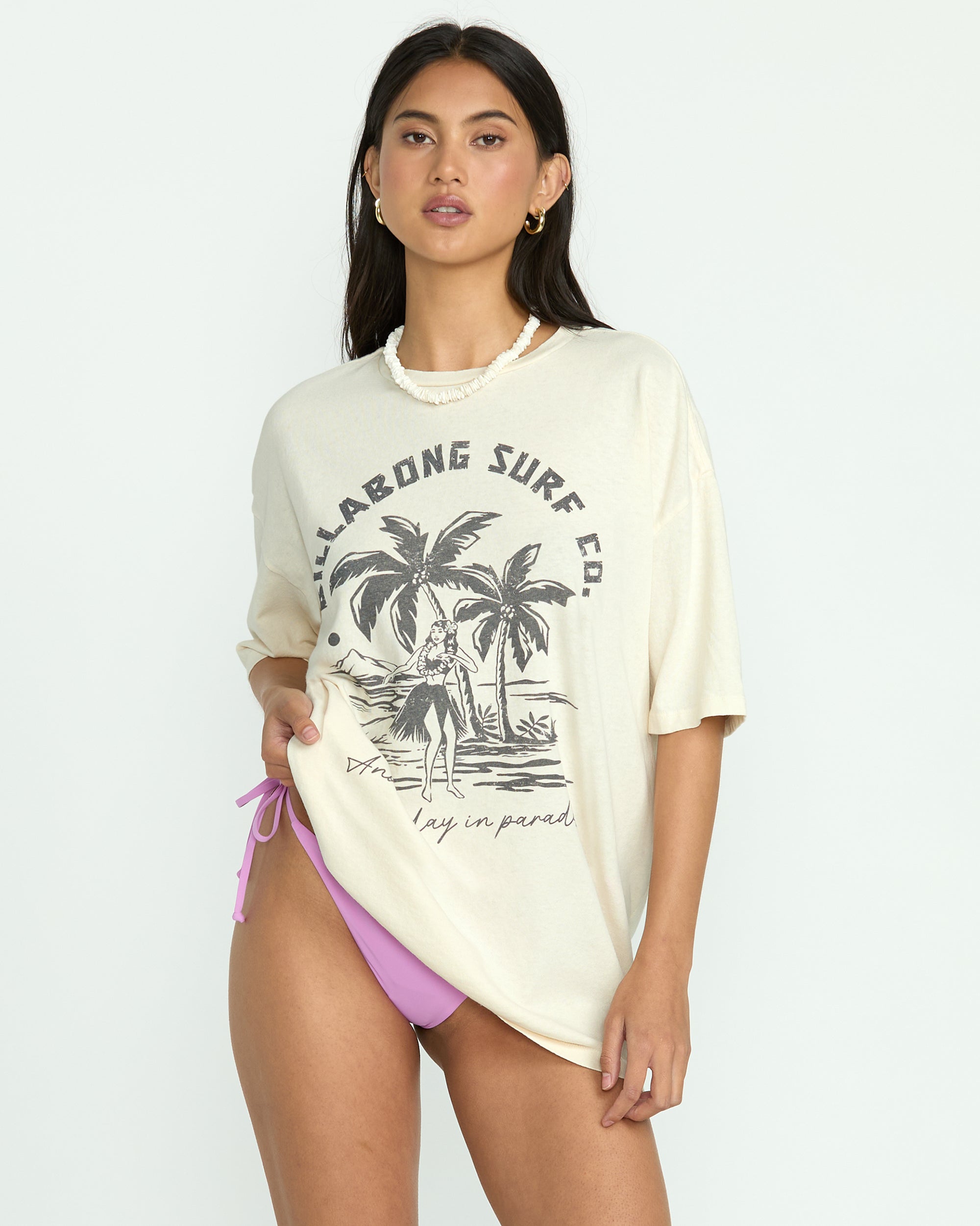 This Is Tropical Tee - Whitecap - Image 2