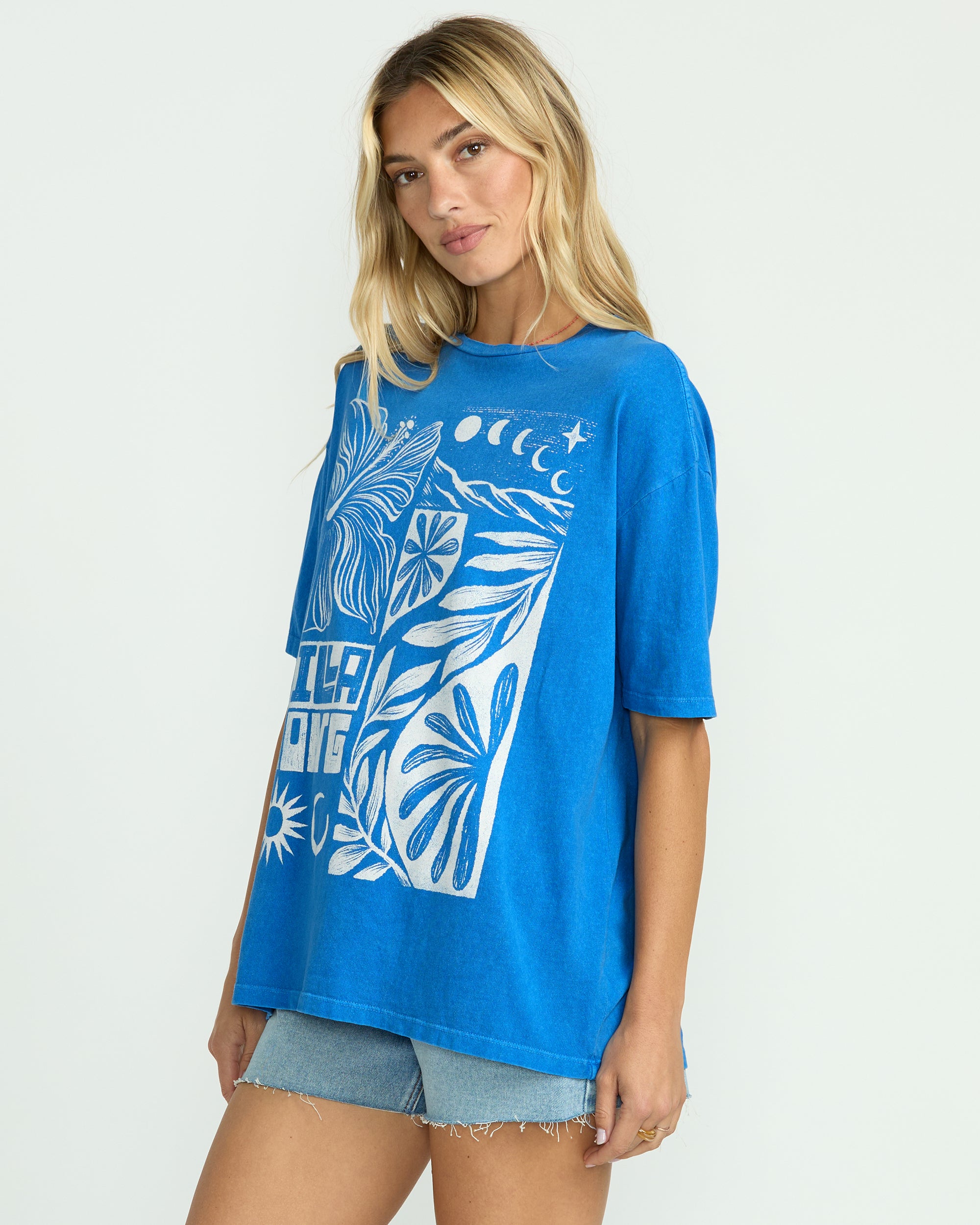 Summer Nights Tee - True Blue - Image 3
