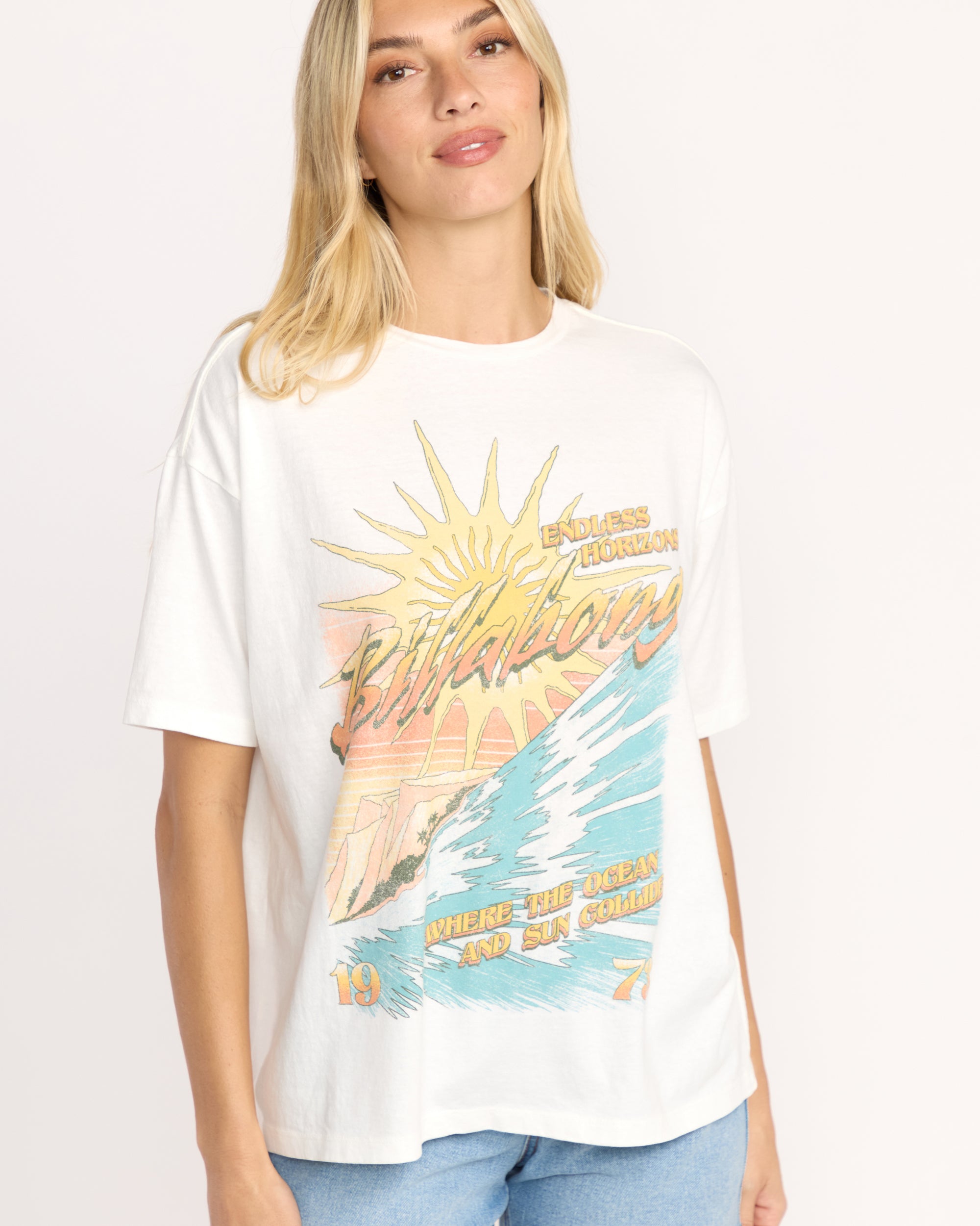 Where Suns Collide T-Shirt - Salt Crystal - Image 2