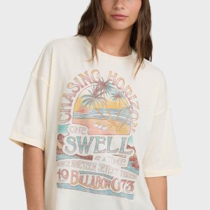 The Sun Rises Short Sleeve T-Shirt - Whitecap