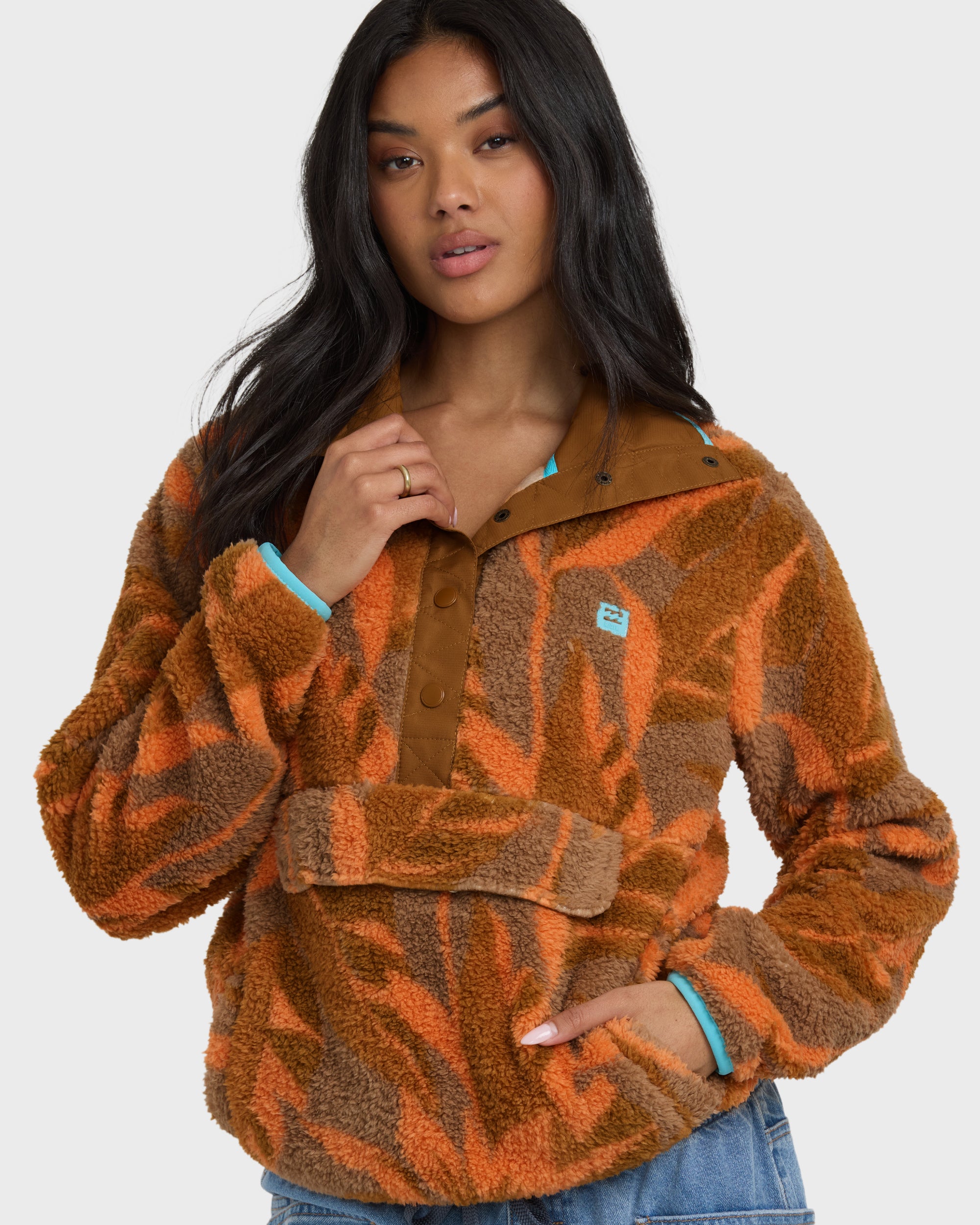 Switchback Pullover Sweatshirt - Faded Orange