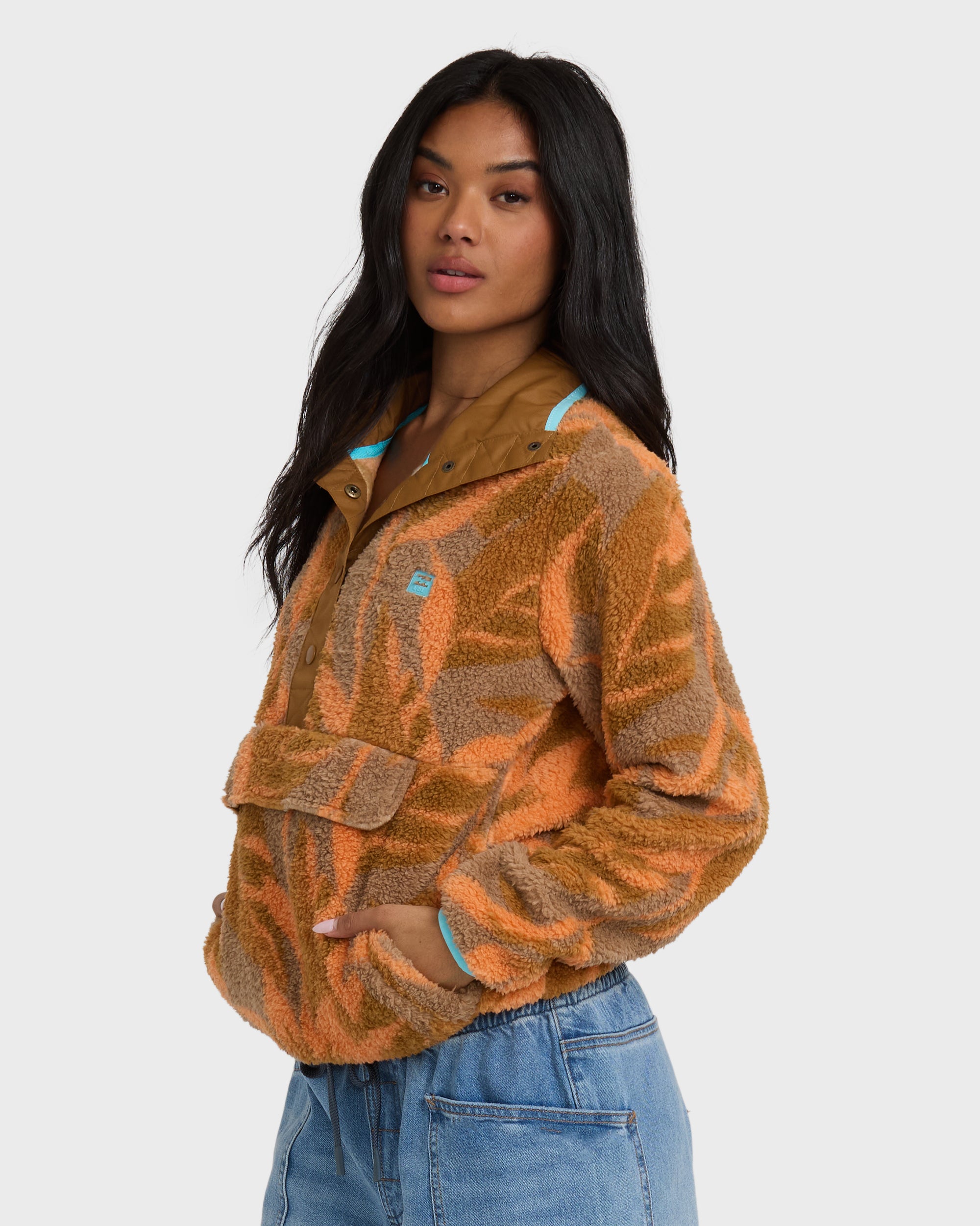 Switchback Pullover Sweatshirt - Faded Orange - Image 4