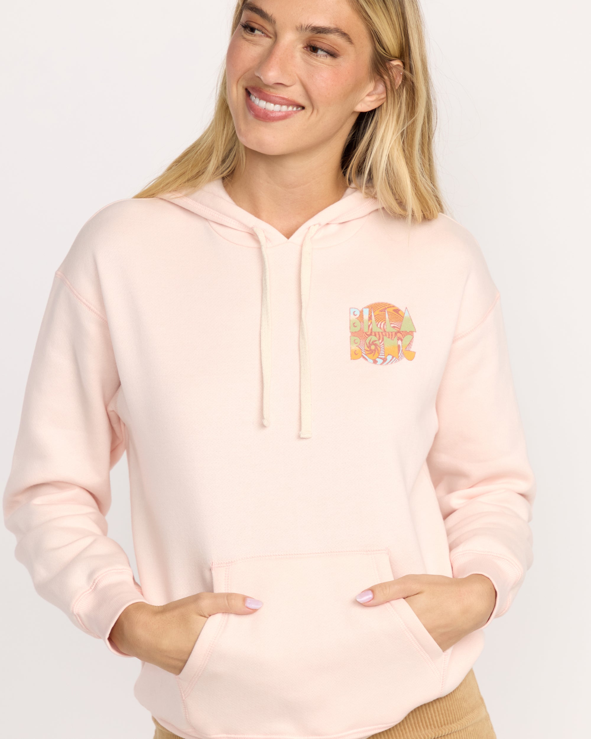 All Good In Summer Hoodie - Light Peach - Image 3
