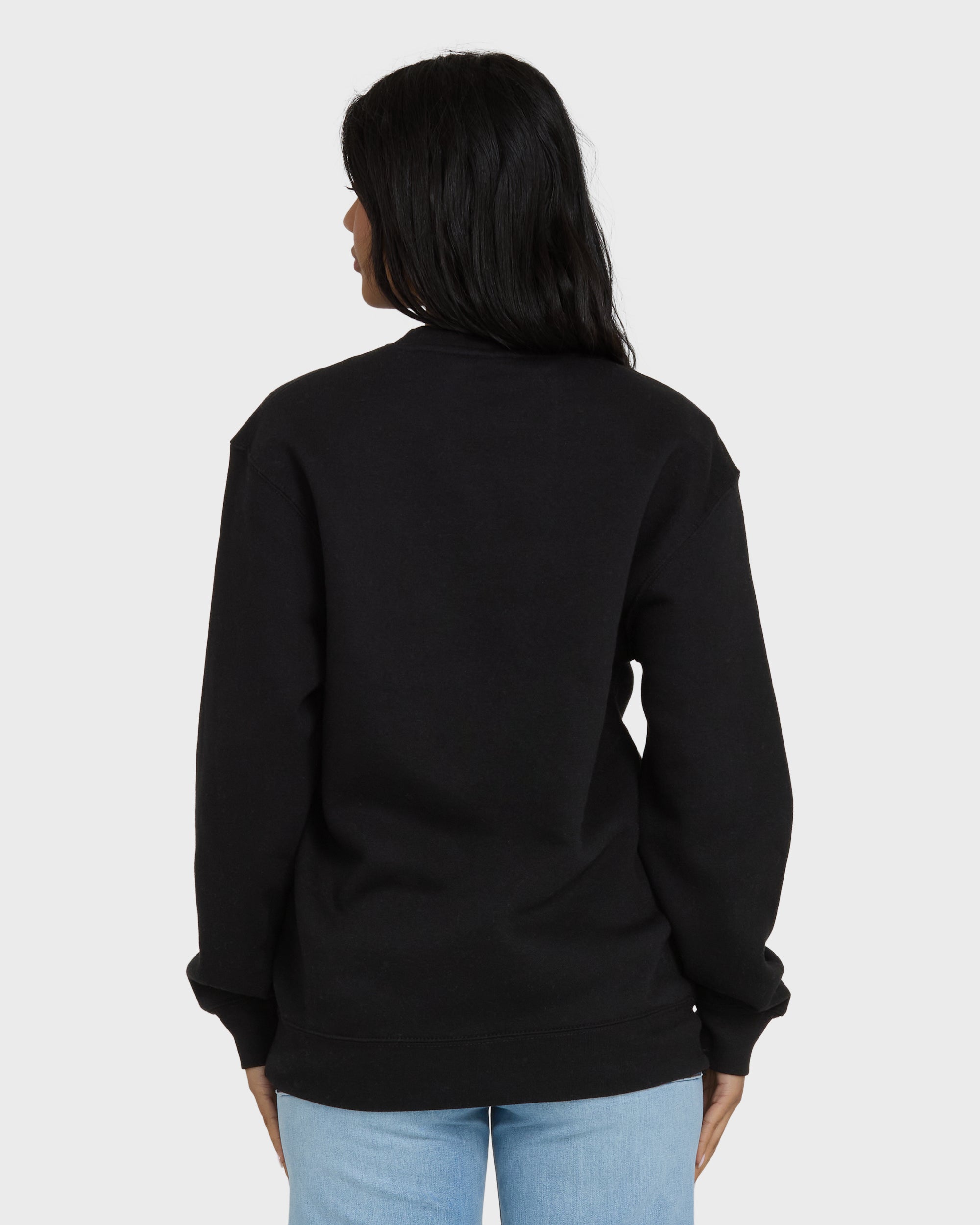 Surfing Solo California Crewneck Sweatshirt - Black - Image 5