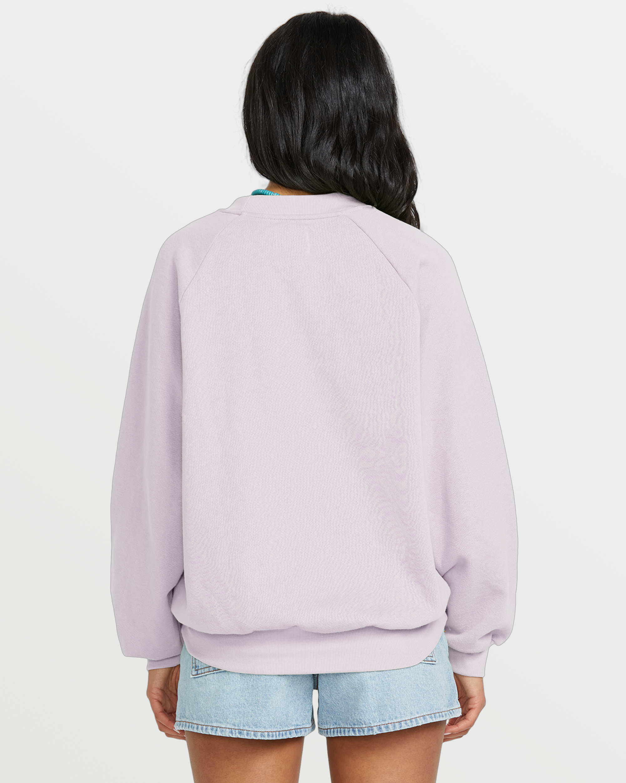 The Waves Crew Sweatshirt - Amethyst Smoke - Image 5