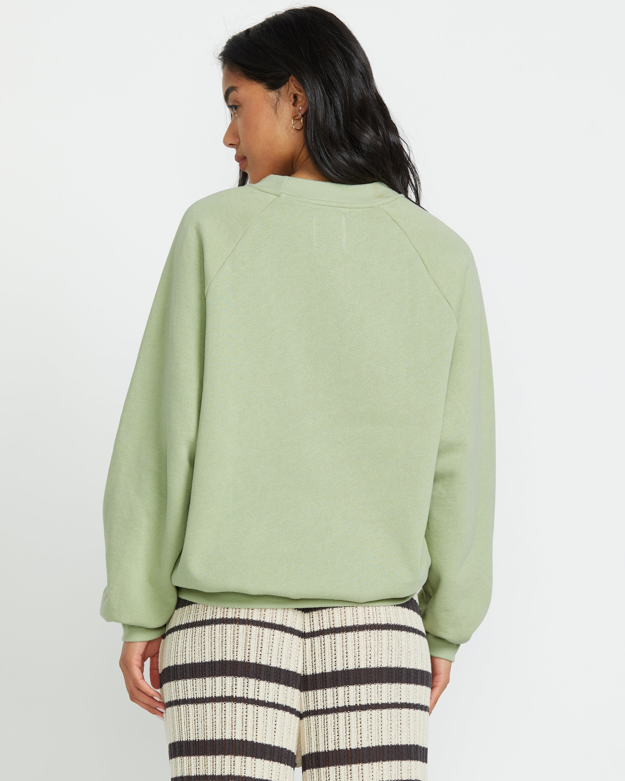 The Waves Crew Sweatshirt - Pistachio - Image 5