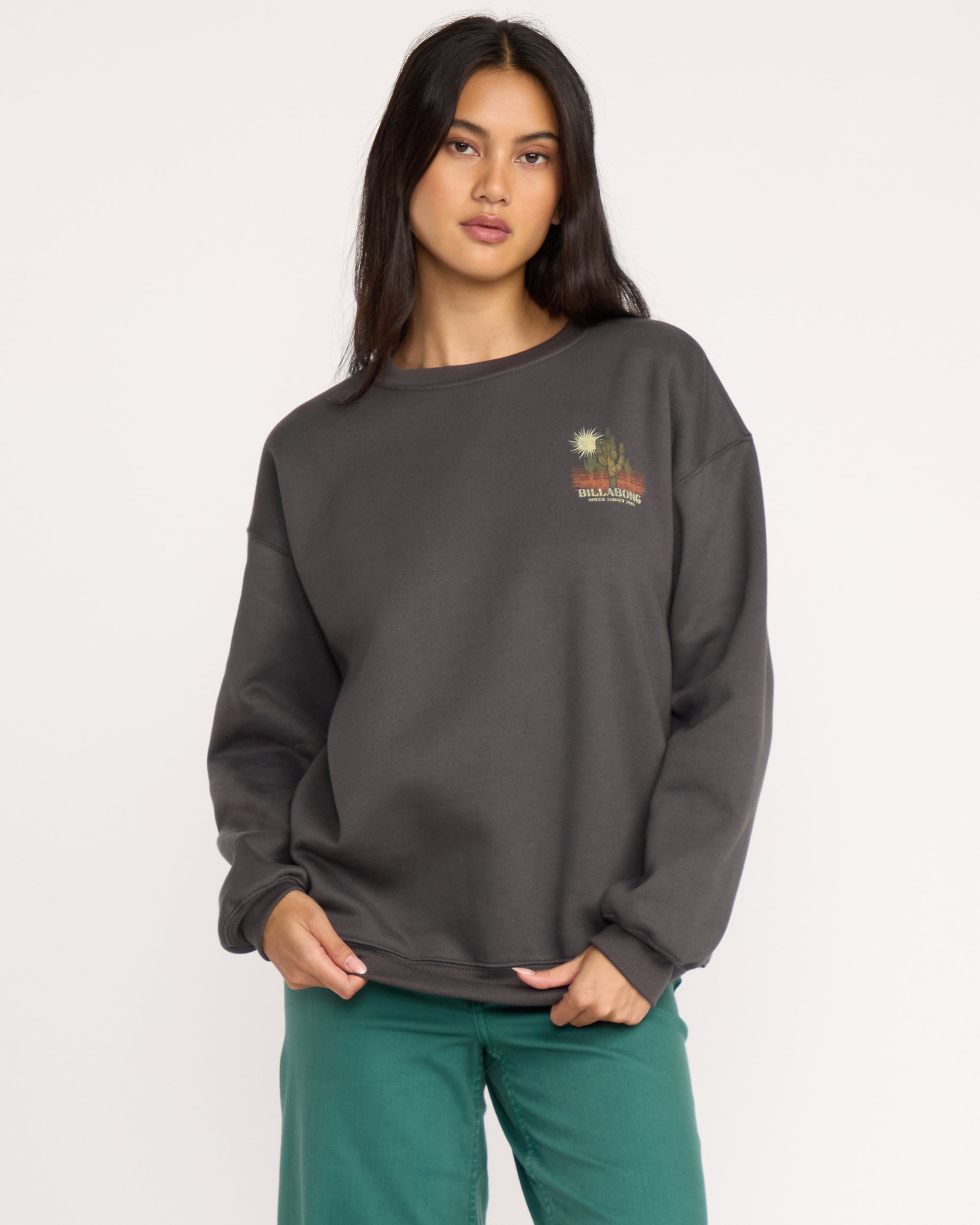 Desert Break Crewneck Sweatshirt - Off Black - Image 2