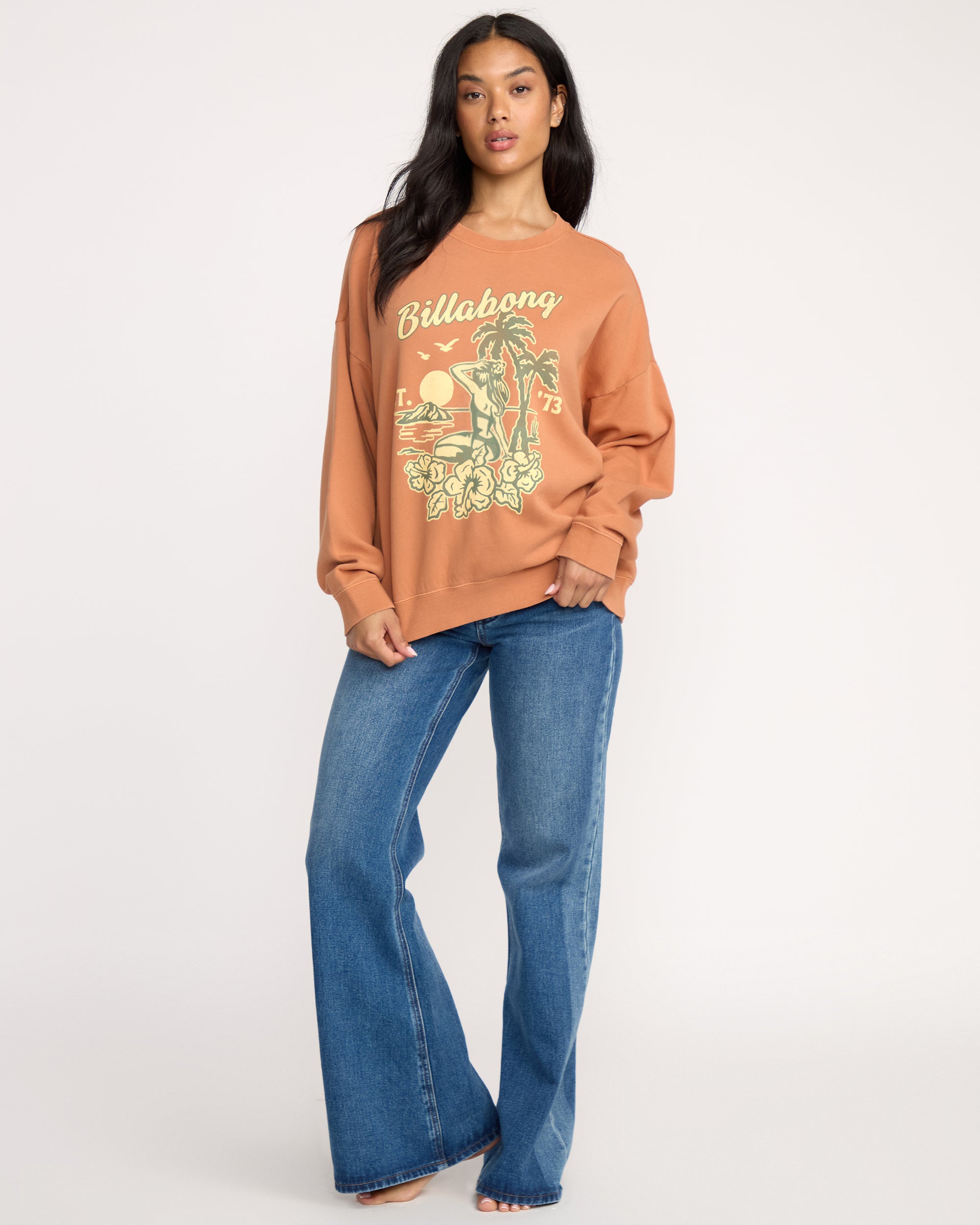 Echo Crewneck Sweatshirt - Sunburnt - Image 3