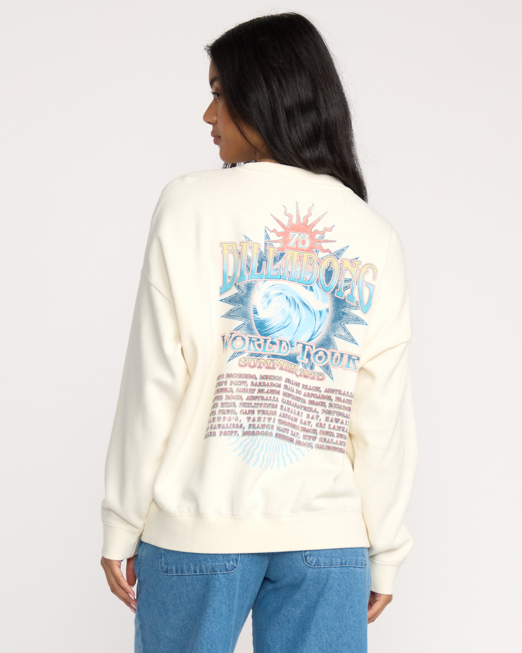 Echo Crewneck Sweatshirt - Salt Crystal - Image 2