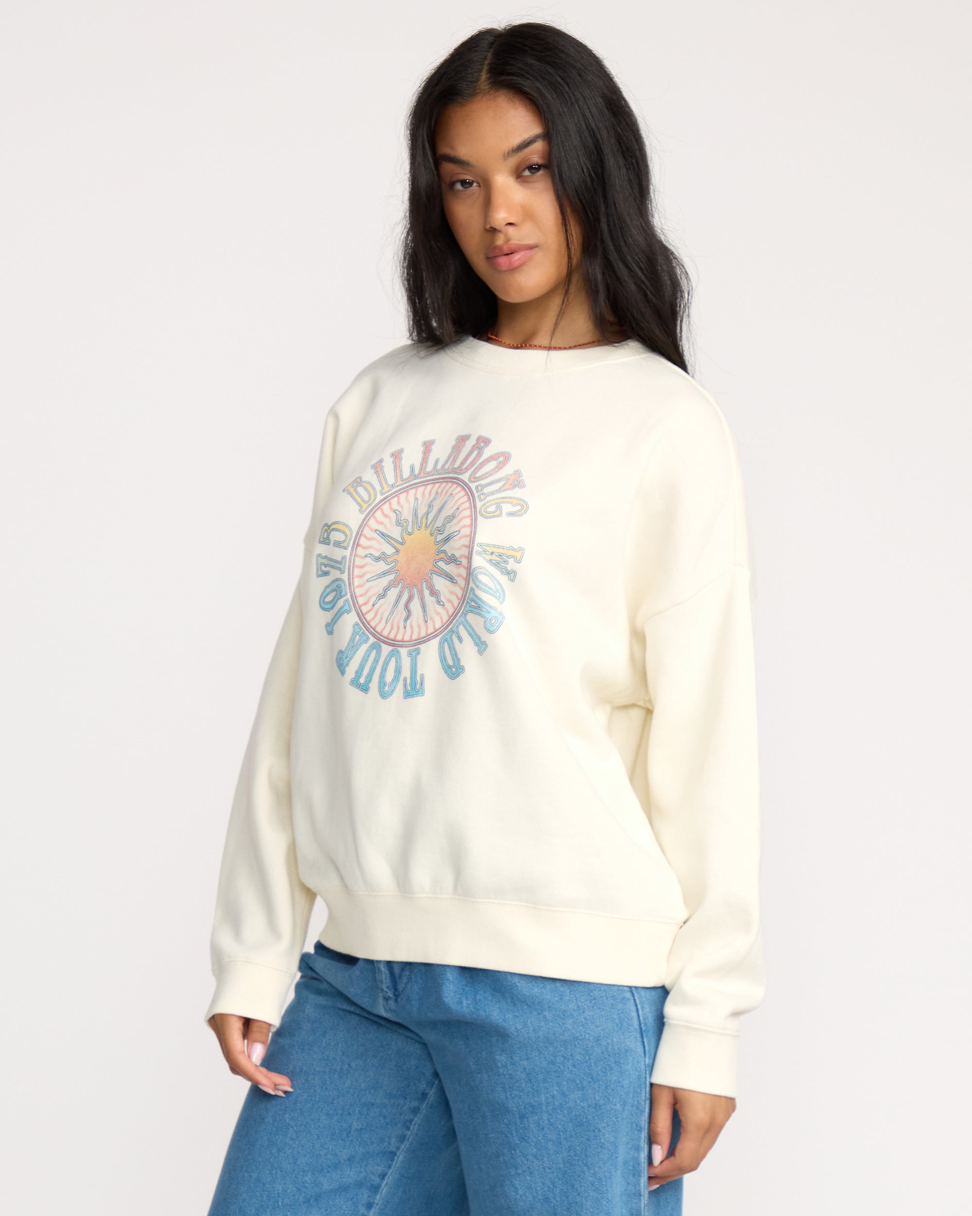 Echo Crewneck Sweatshirt - Salt Crystal - Image 3