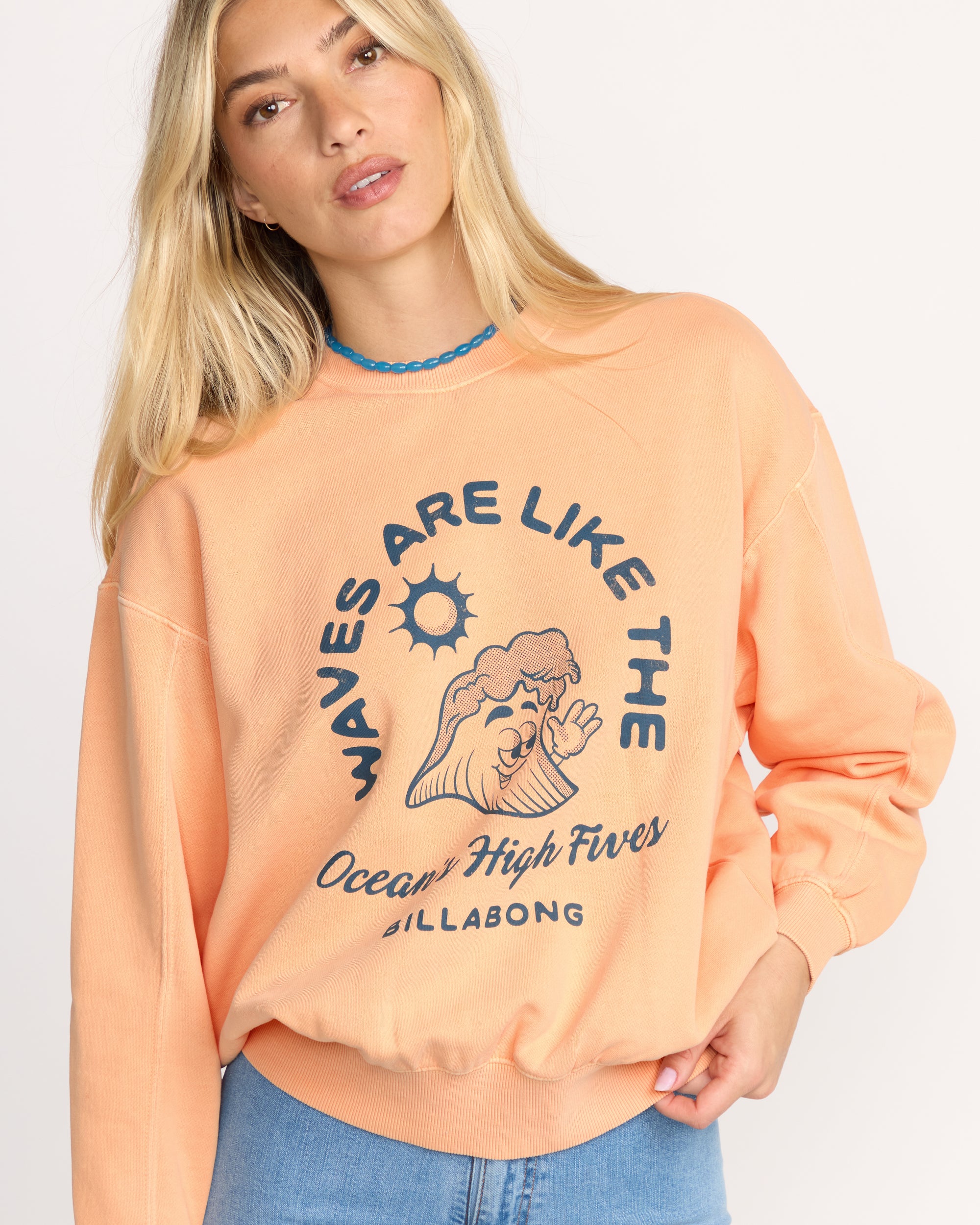 Time For Kendal Crewneck Sweatshirt - Sunstone - Image 4