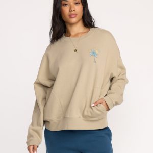 Palmin Camp Crewneck Sweatshirt - Cobblestone