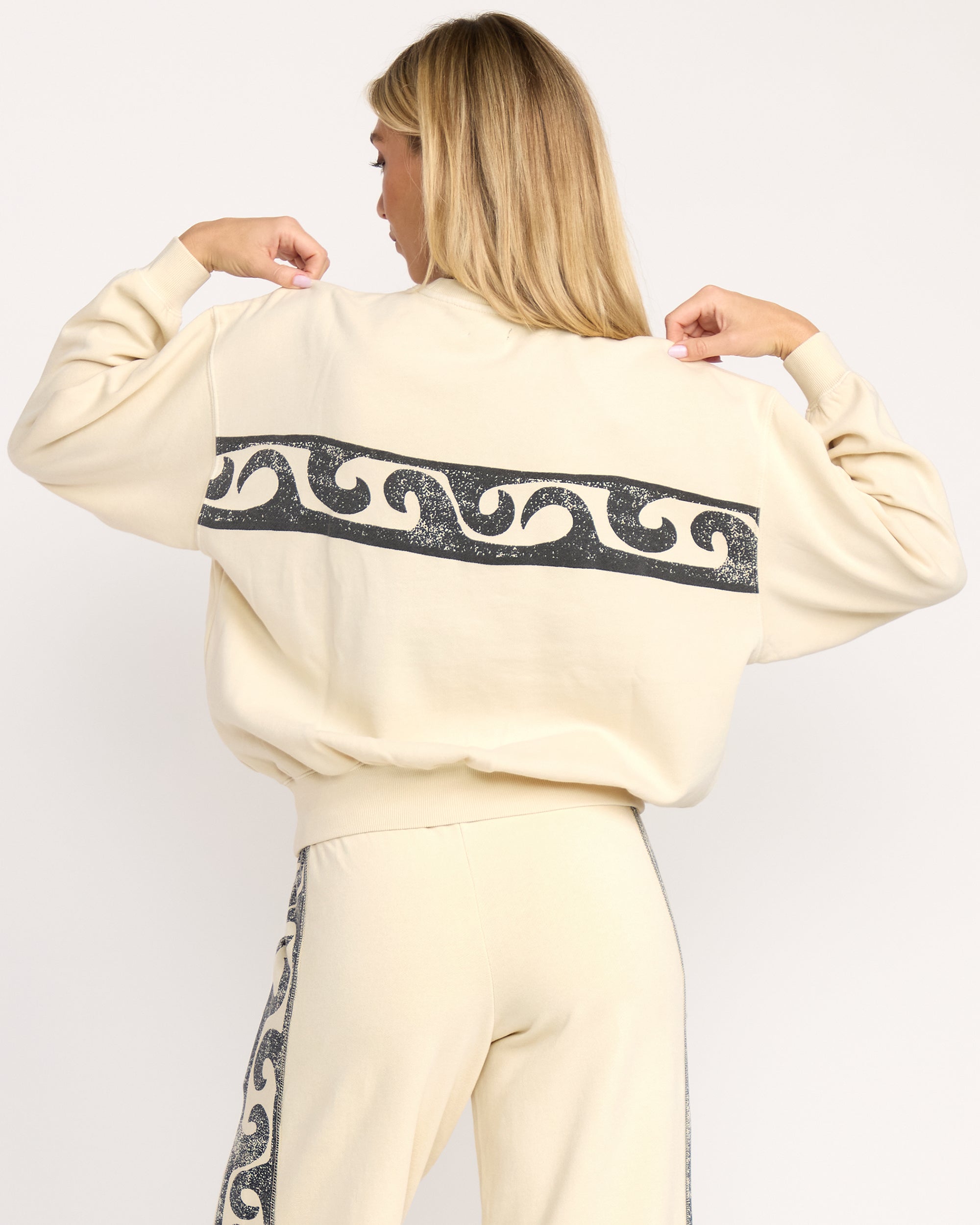 Sun Wave Livin Kendal Crewneck Sweatshirt - Whitecap - Image 2