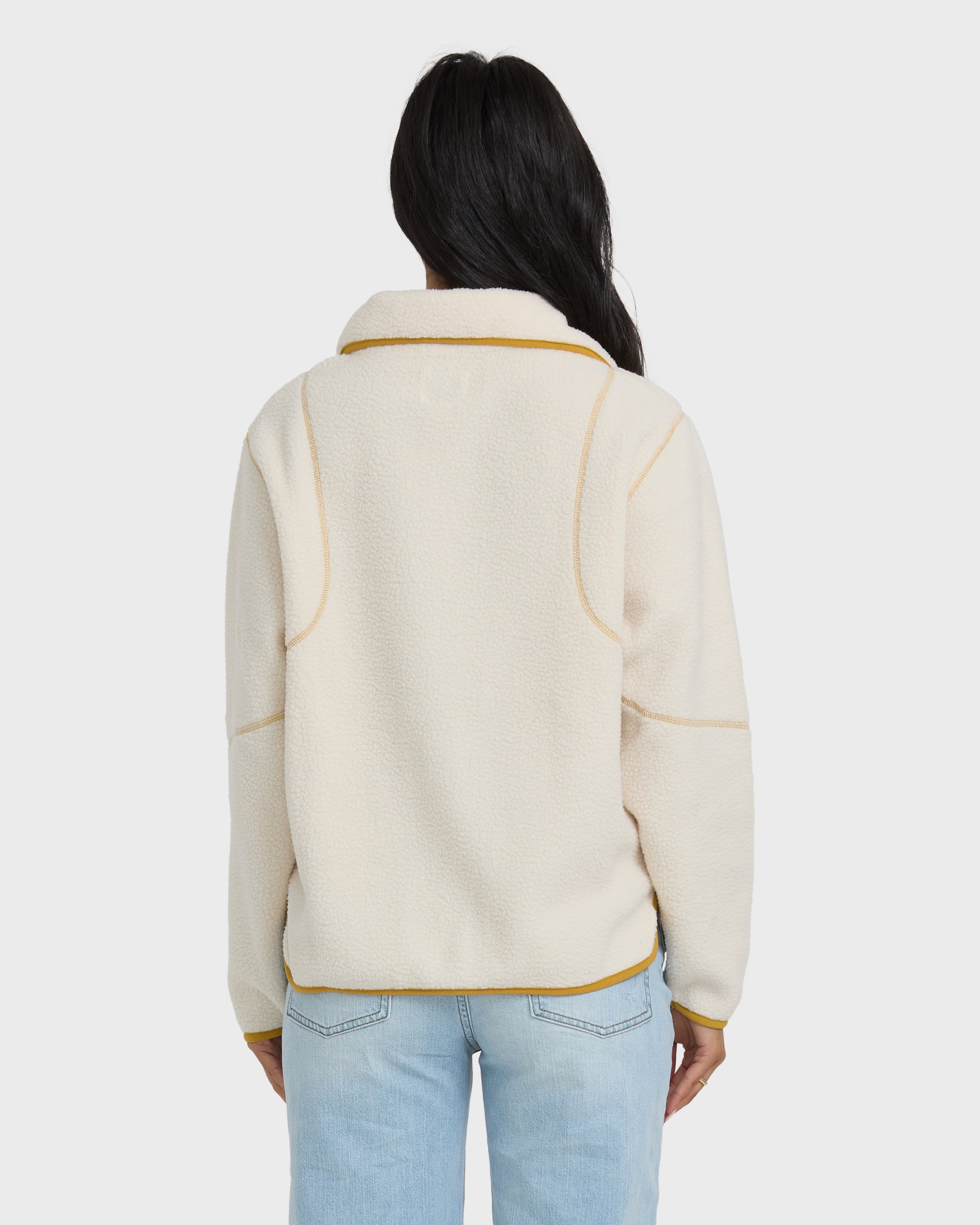 Streamer Half Snap Sweatshirt - Whitecap - Image 5