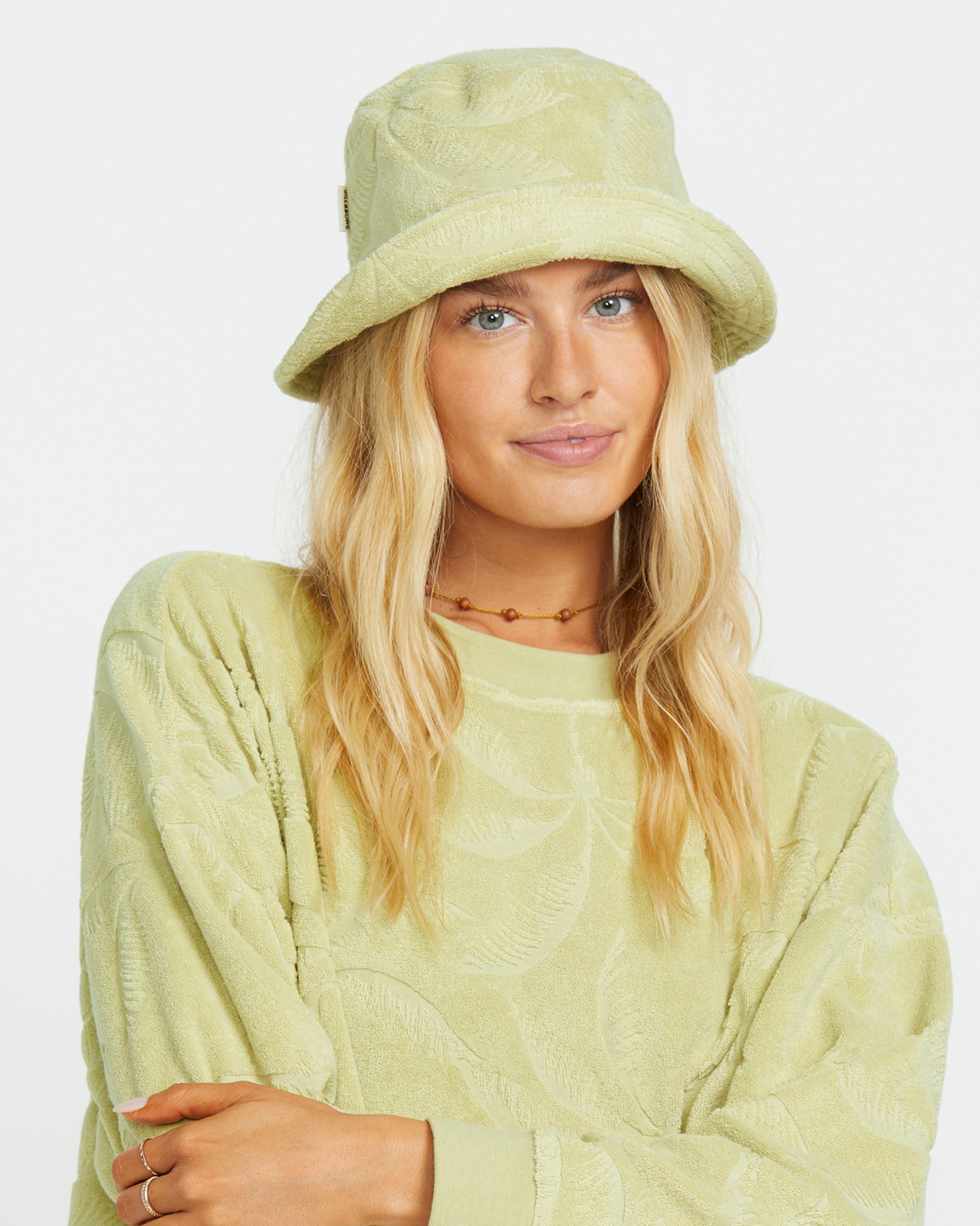 Jacquard Beach Bucket Hat - Wasabi - Image 2