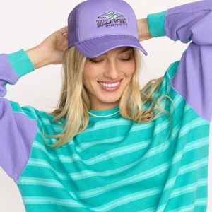 Grandpa Trucker Hat - Purple Ash