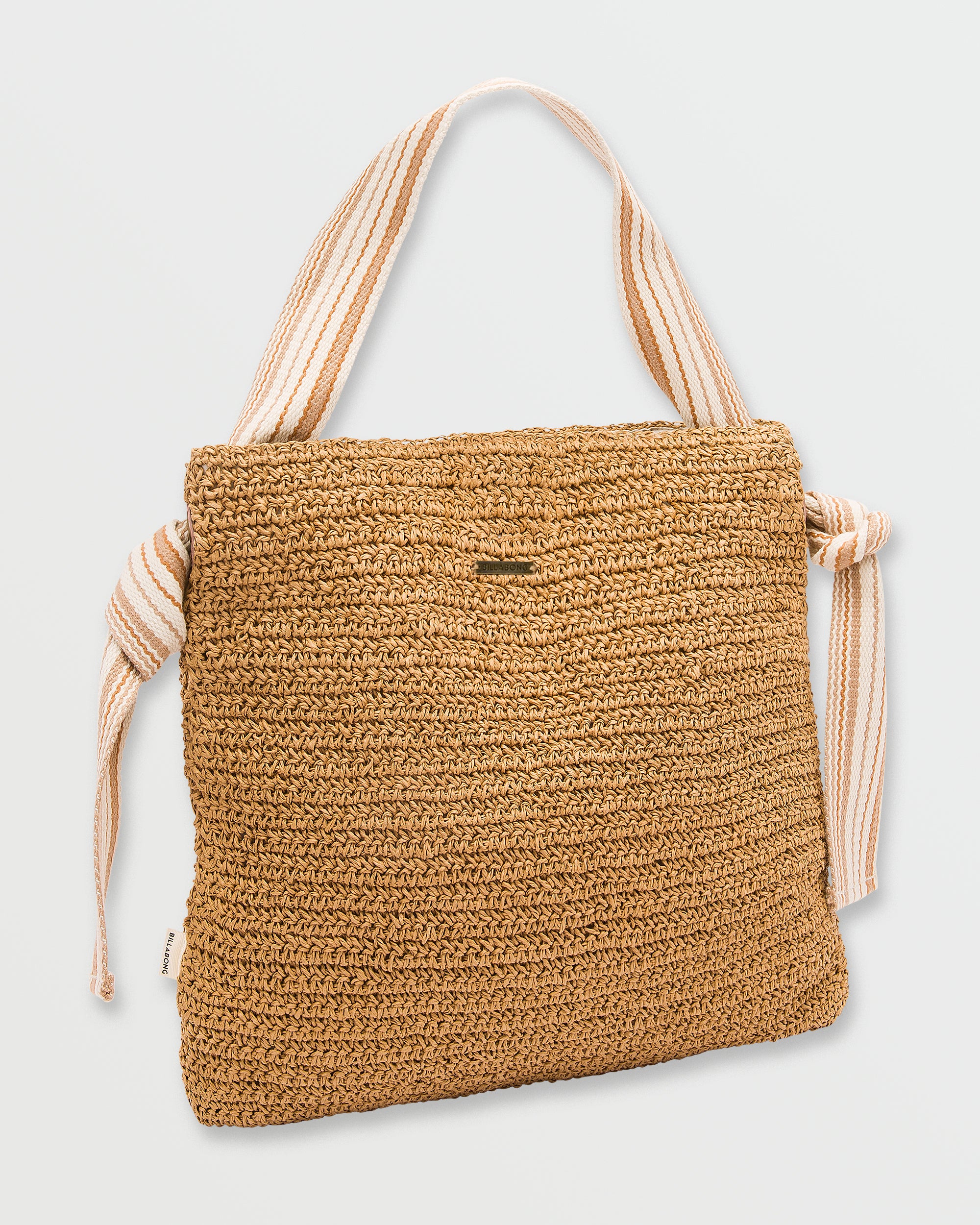 So Knotty Straw Bag - Tan - Image 3
