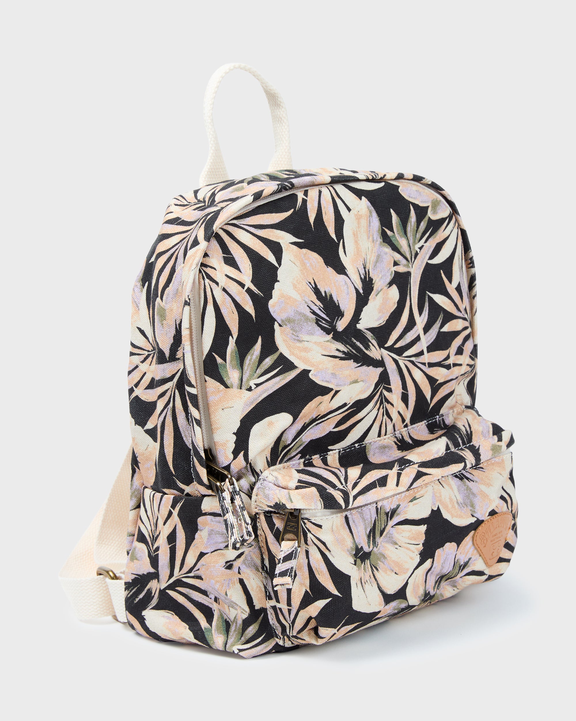 Mini Mama Backpack - Black Floral
