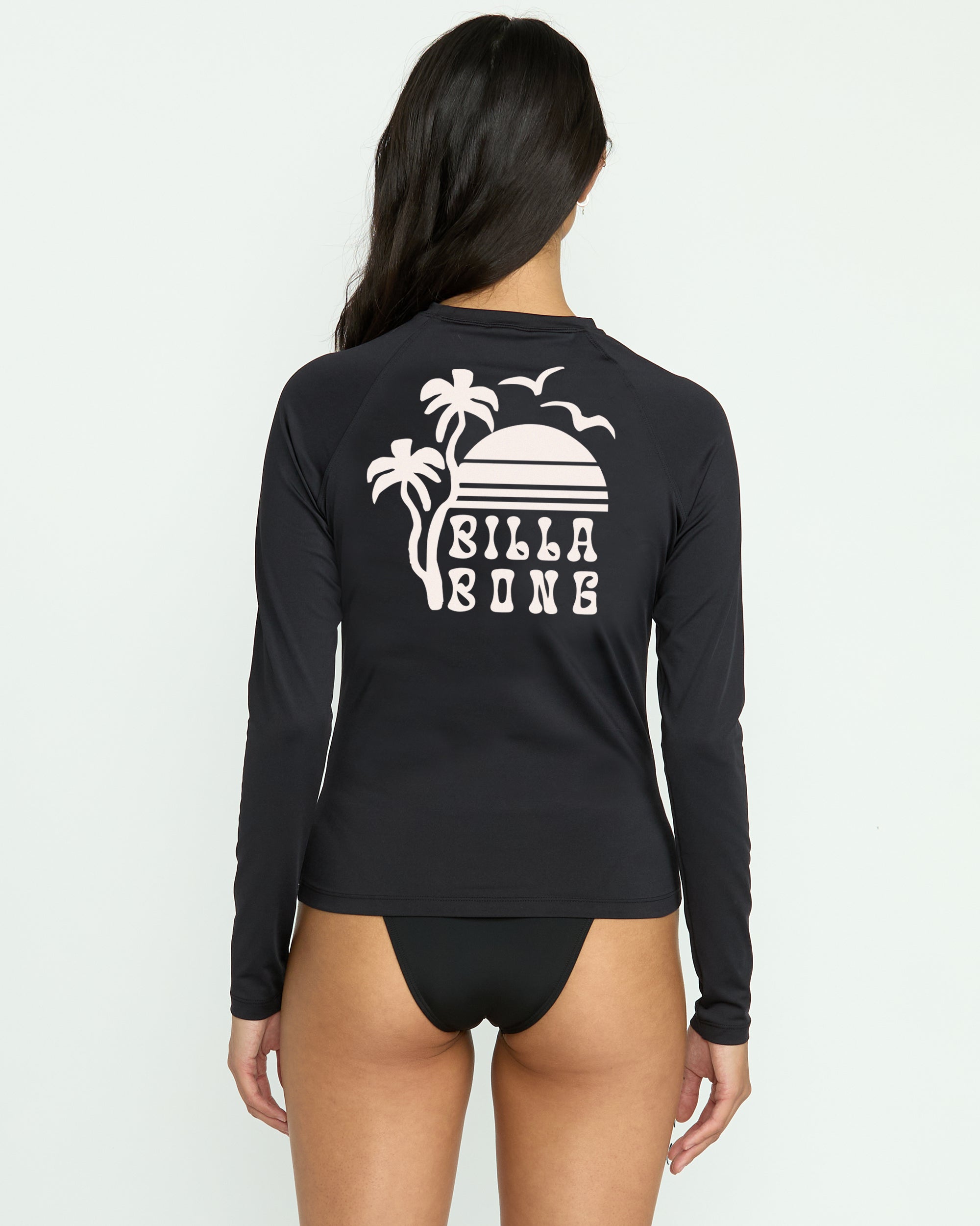 Sol Searcher Long Sleeve Rashguard - Black Pebble - Image 2