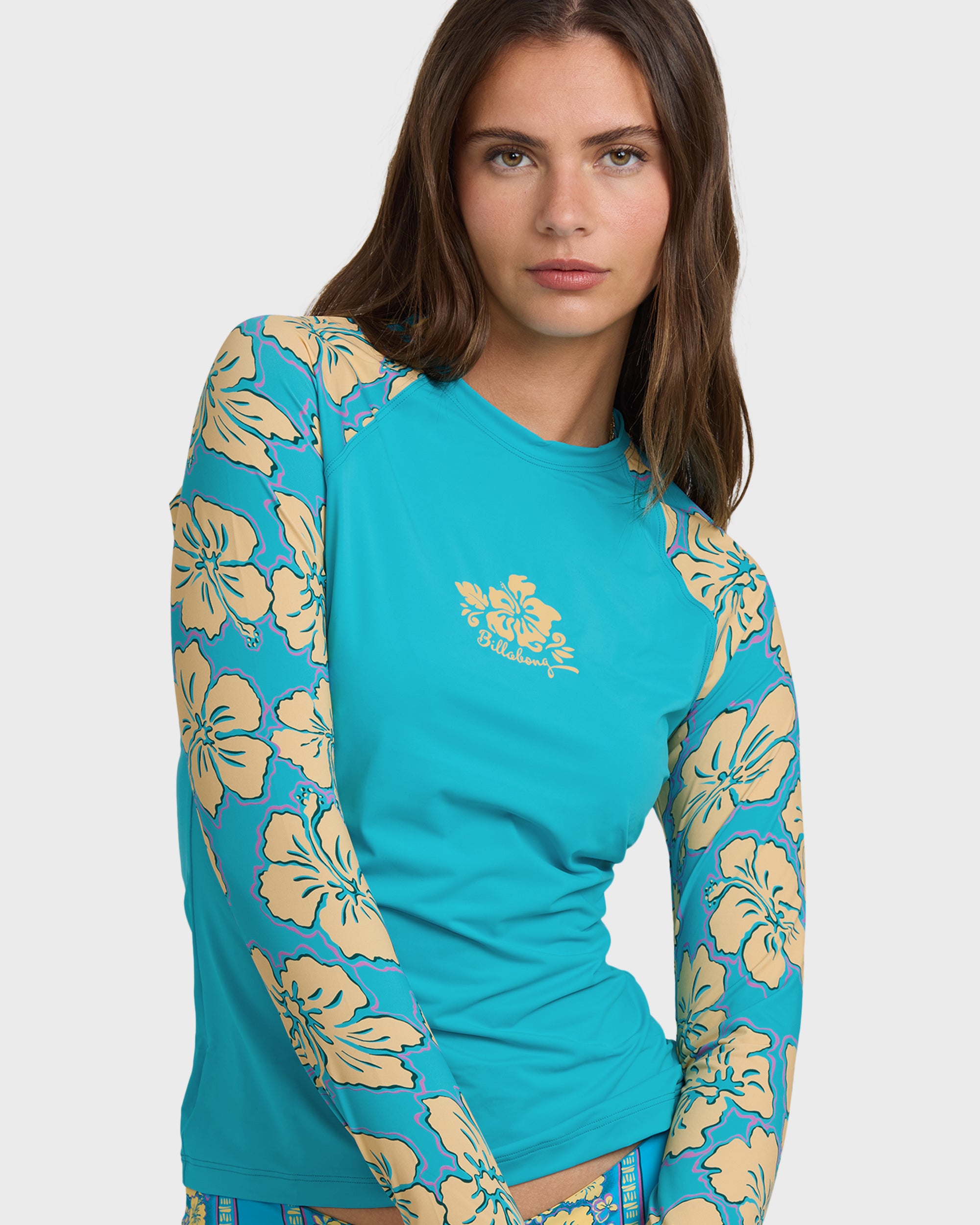 Tropic Shift Long Sleeve Rashguard - Atlantis - Image 2