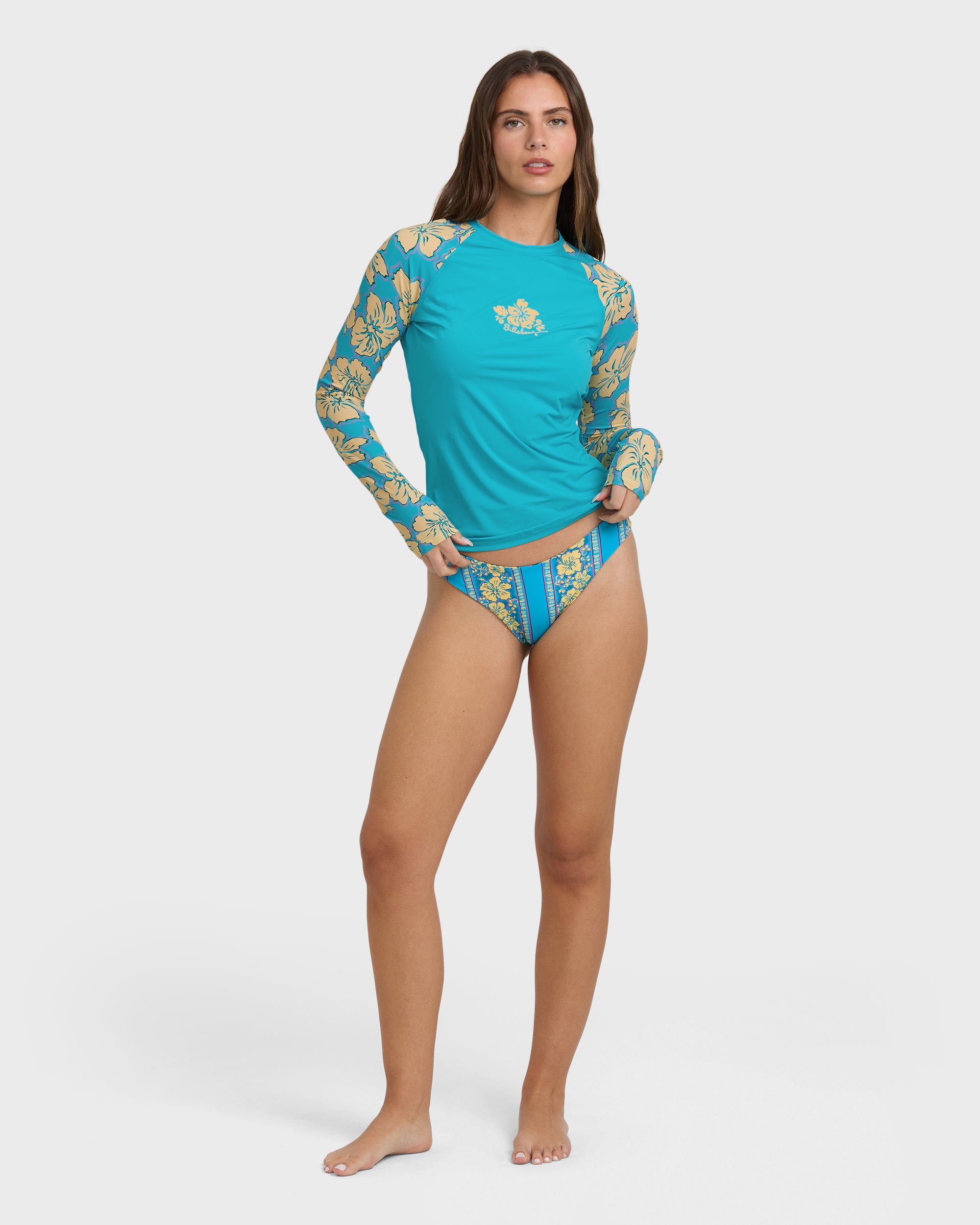 Tropic Shift Long Sleeve Rashguard - Atlantis - Image 3