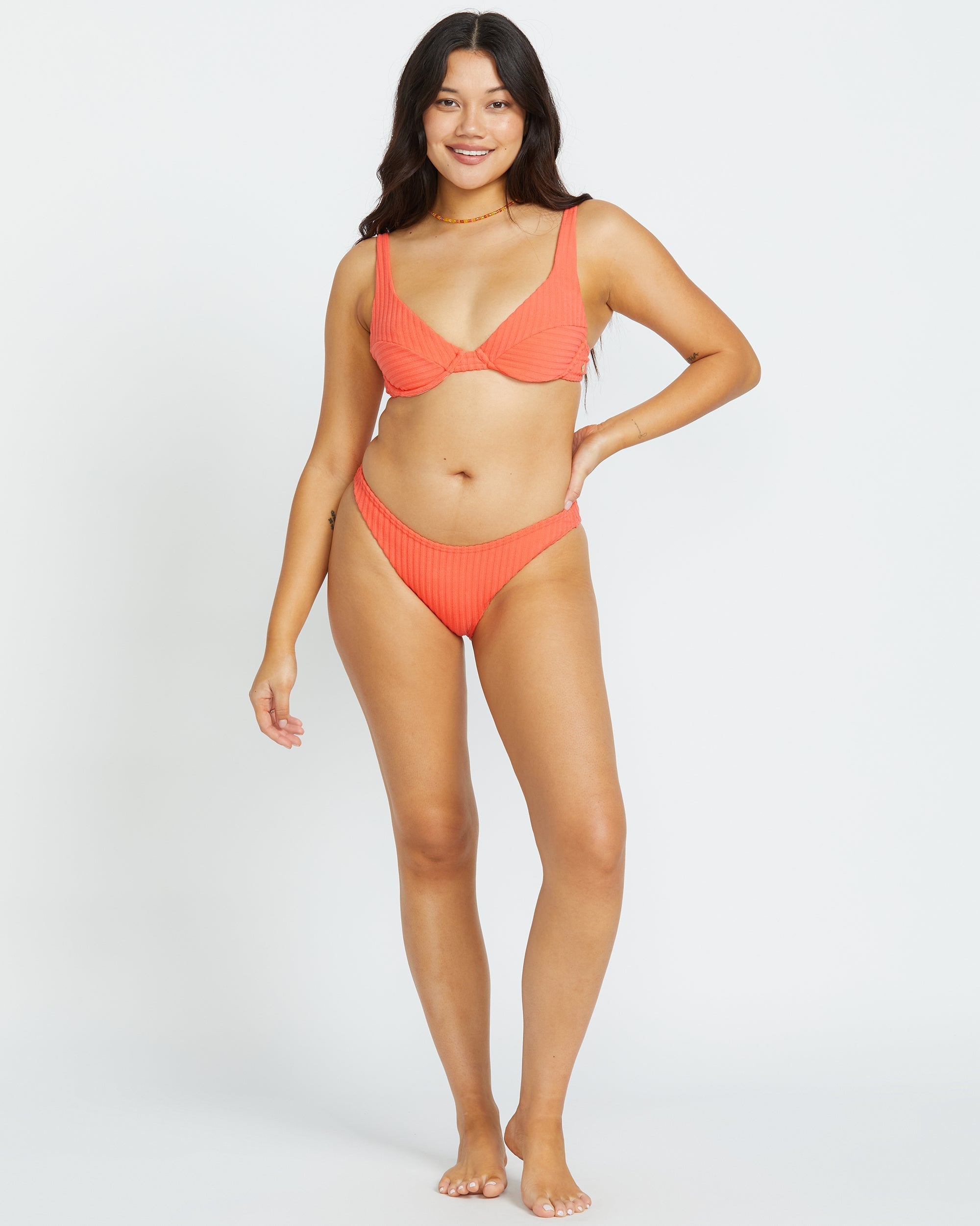 In The Loop Marina Underwire Bikini Top - Papaya - Image 5