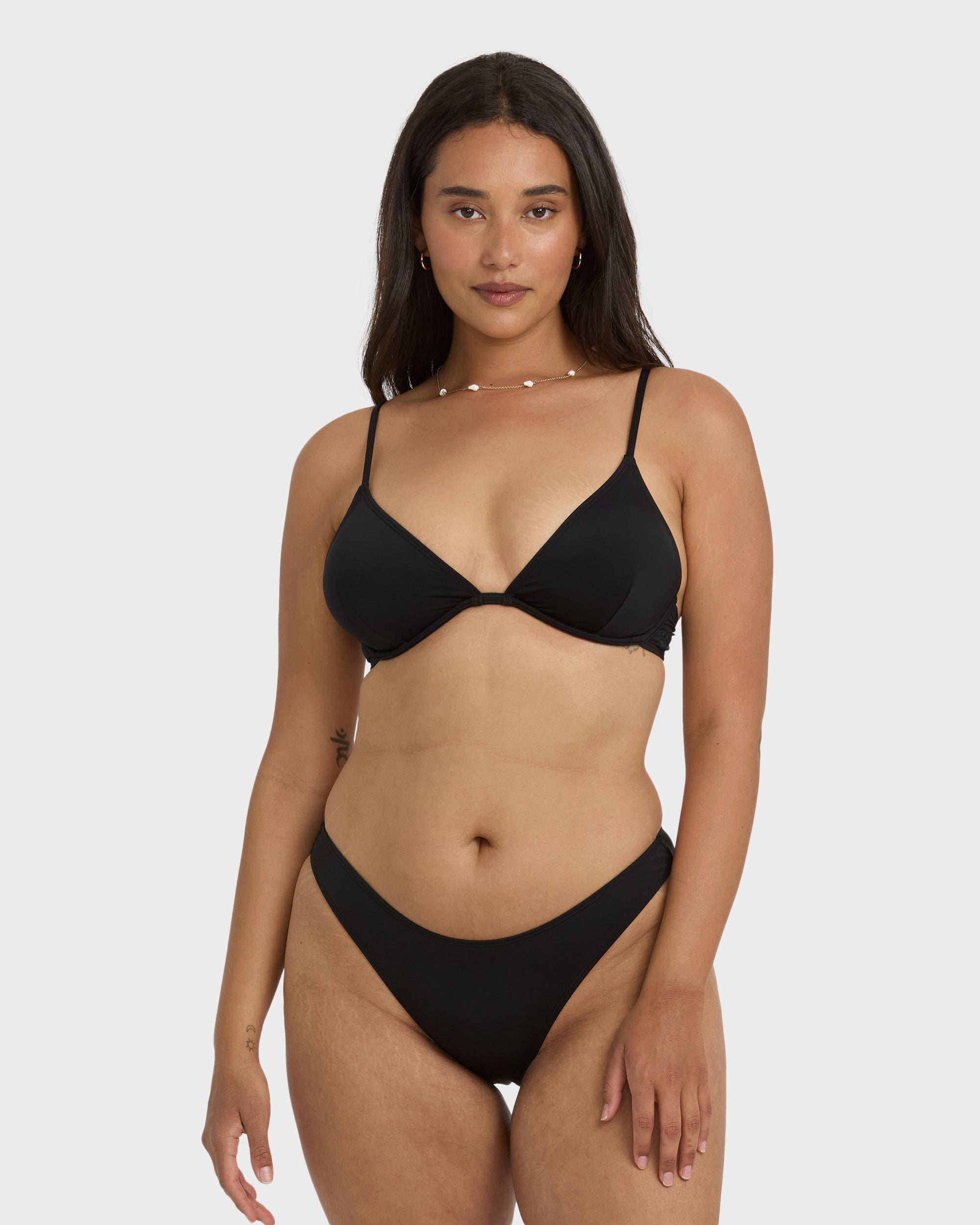 Sol Searcher Reese Underwire Bikini Top - Black Pebble - Image 6