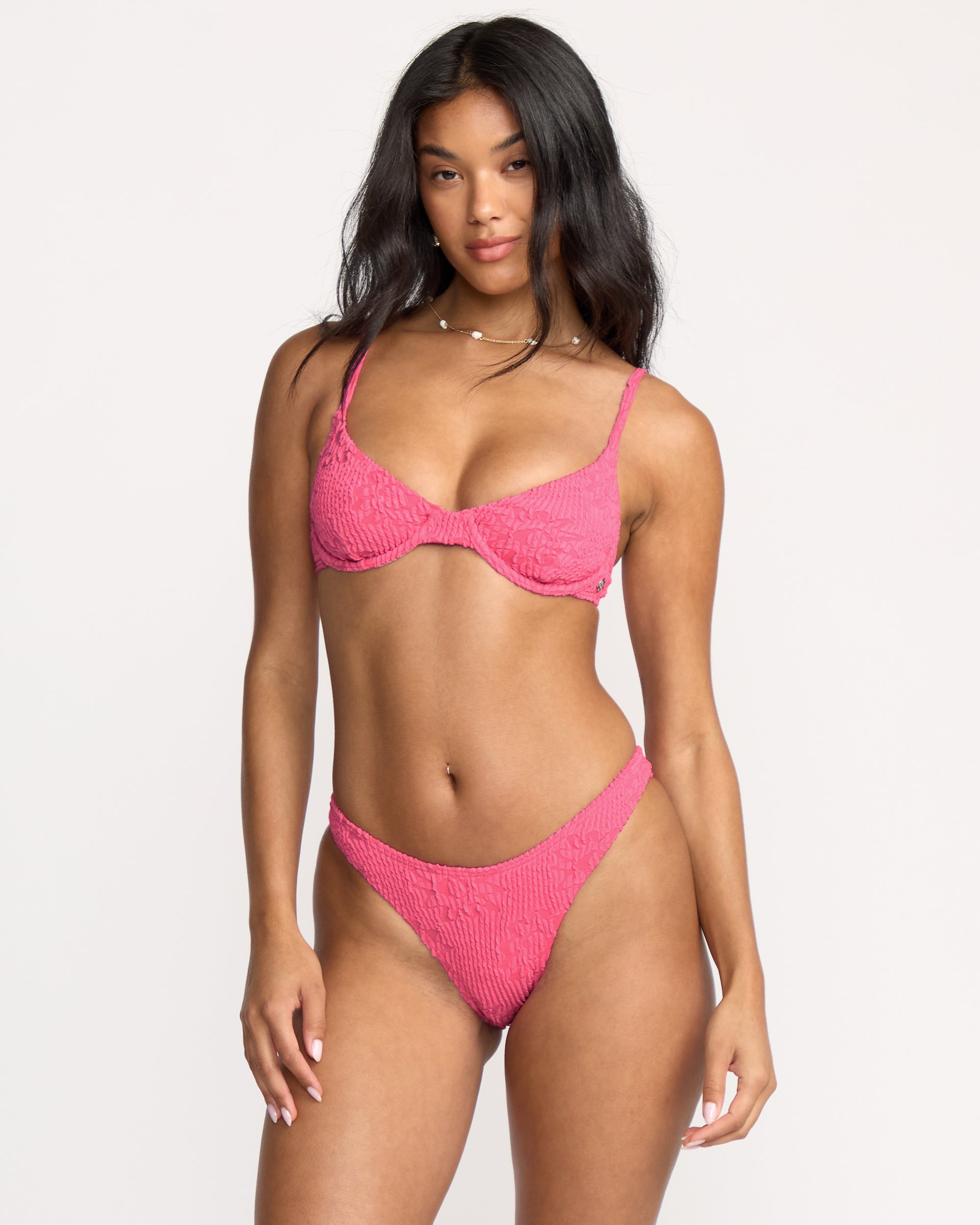 Were Wild Demi Underwire Bikini Top - Paradise Pink - Image 3