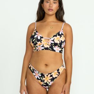 Twin Sol Reversible V Neck Cami Bikini Top - Multi