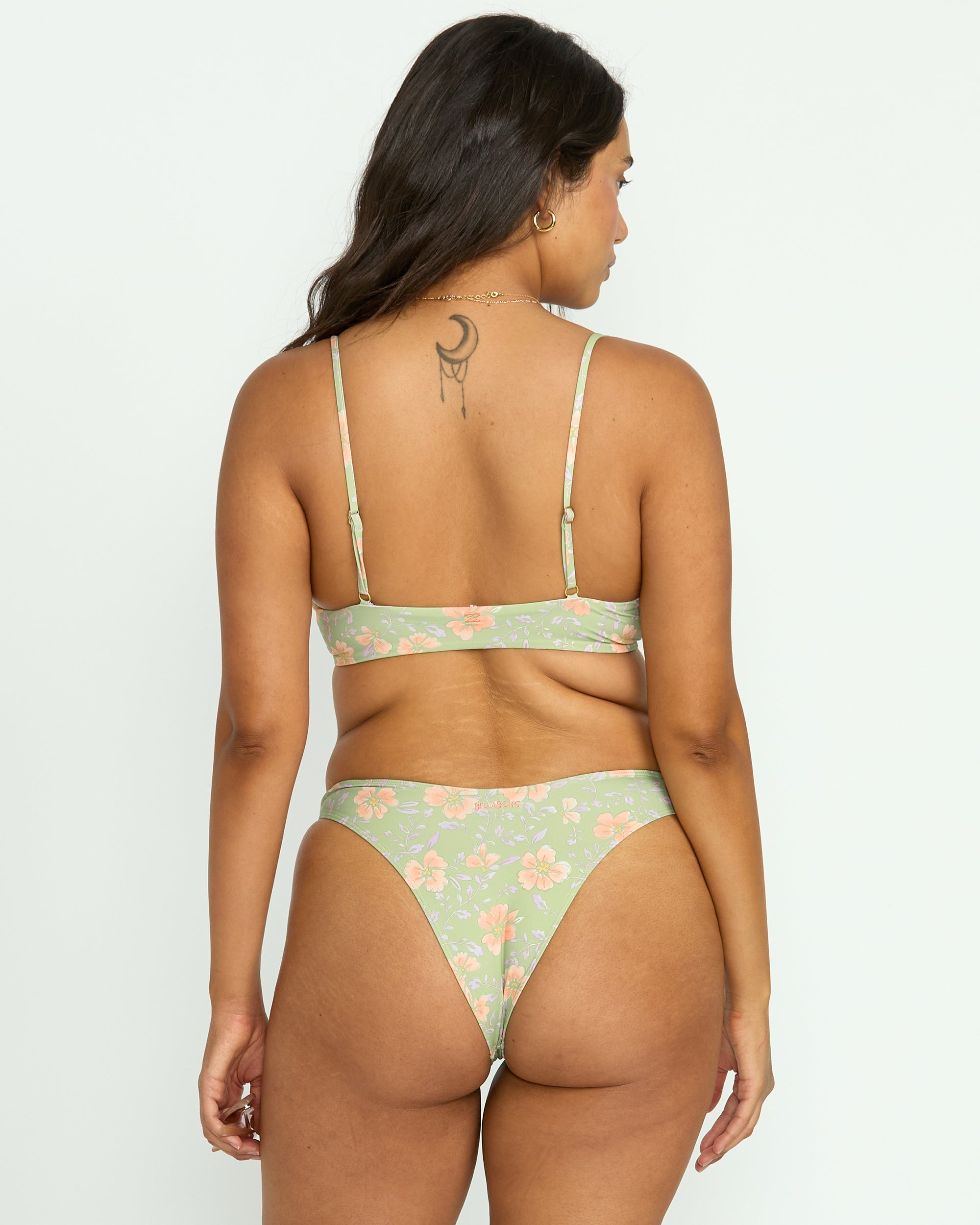 More To Sea Cami Plunge Bikini Top - Pistachio - Image 2