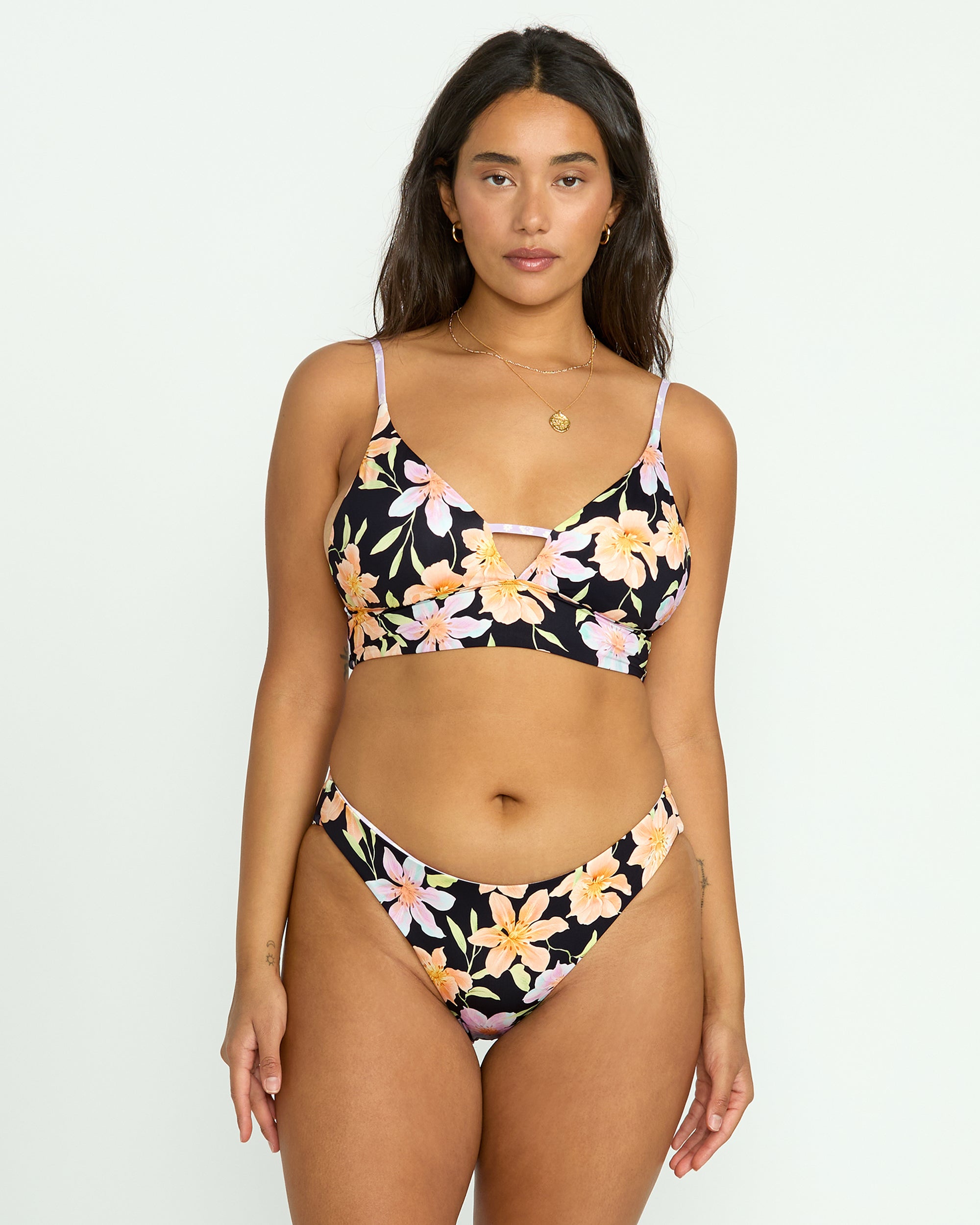 Twin Sol Reversible Lowrider Bikini Bottom - Multi - Image 9