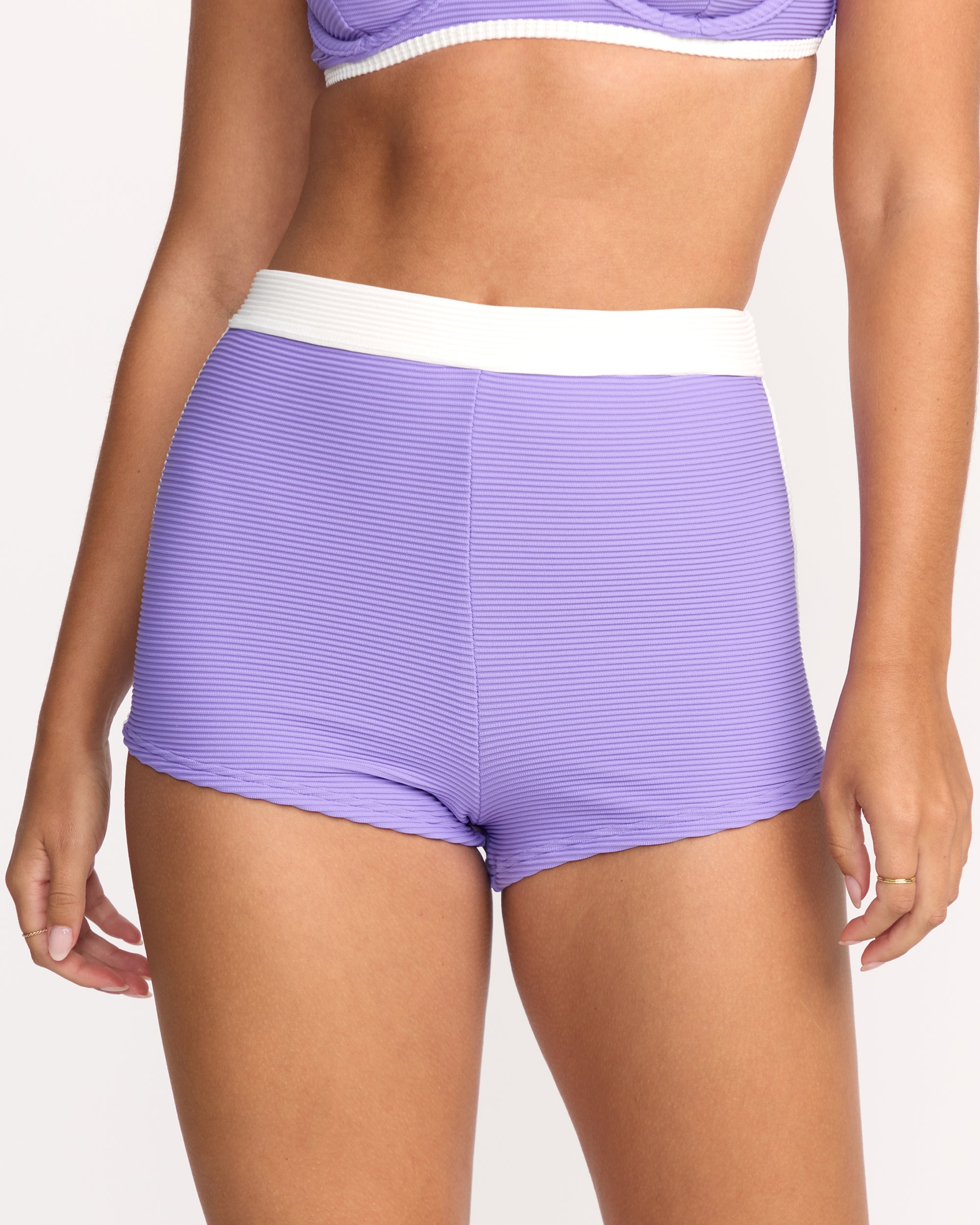 Tanlines Surf Short Bikini Bottom - Purple Punch - Image 6