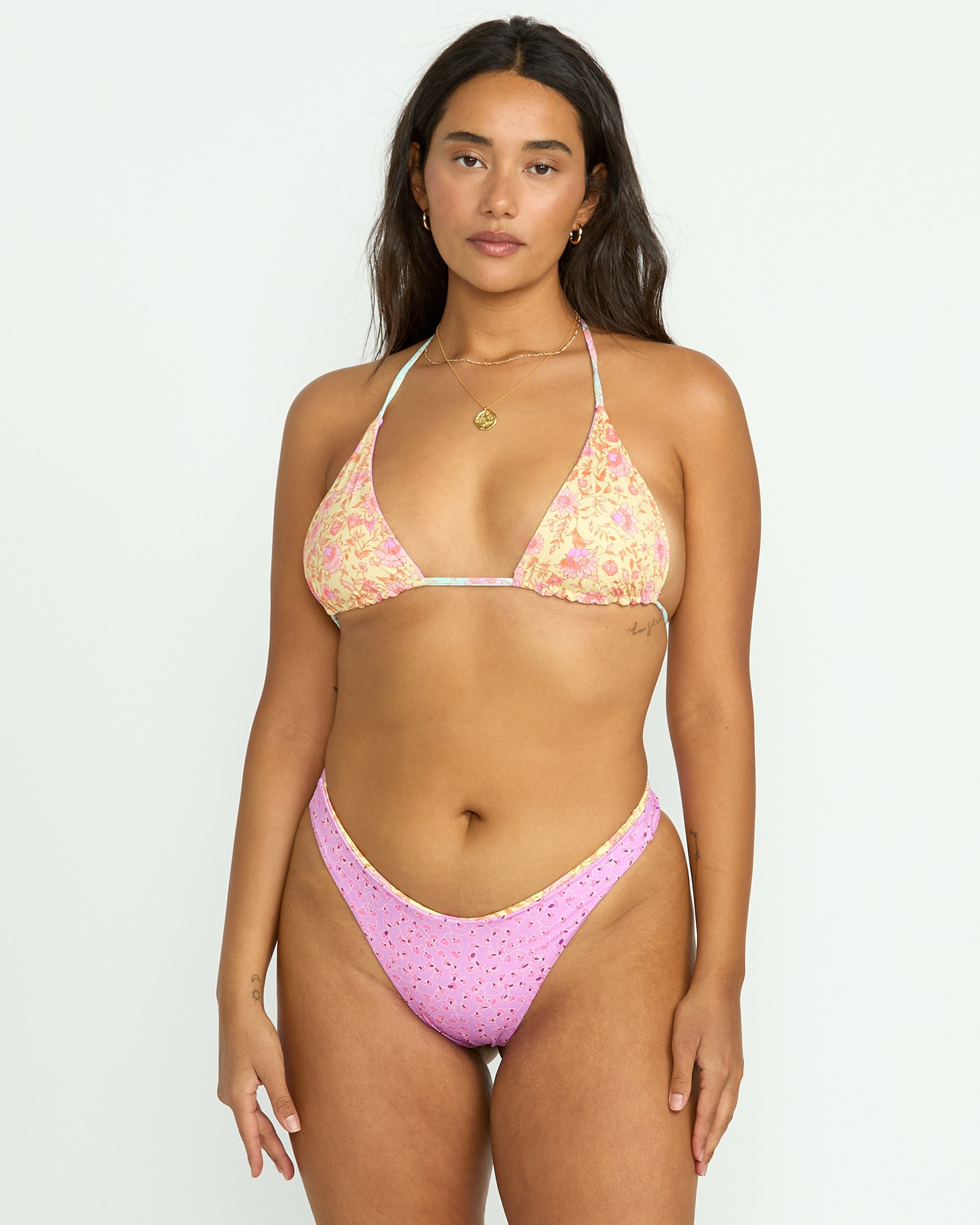 Folk Story Reversible Skimpy Hike Bikini Bottom - Multi - Image 2