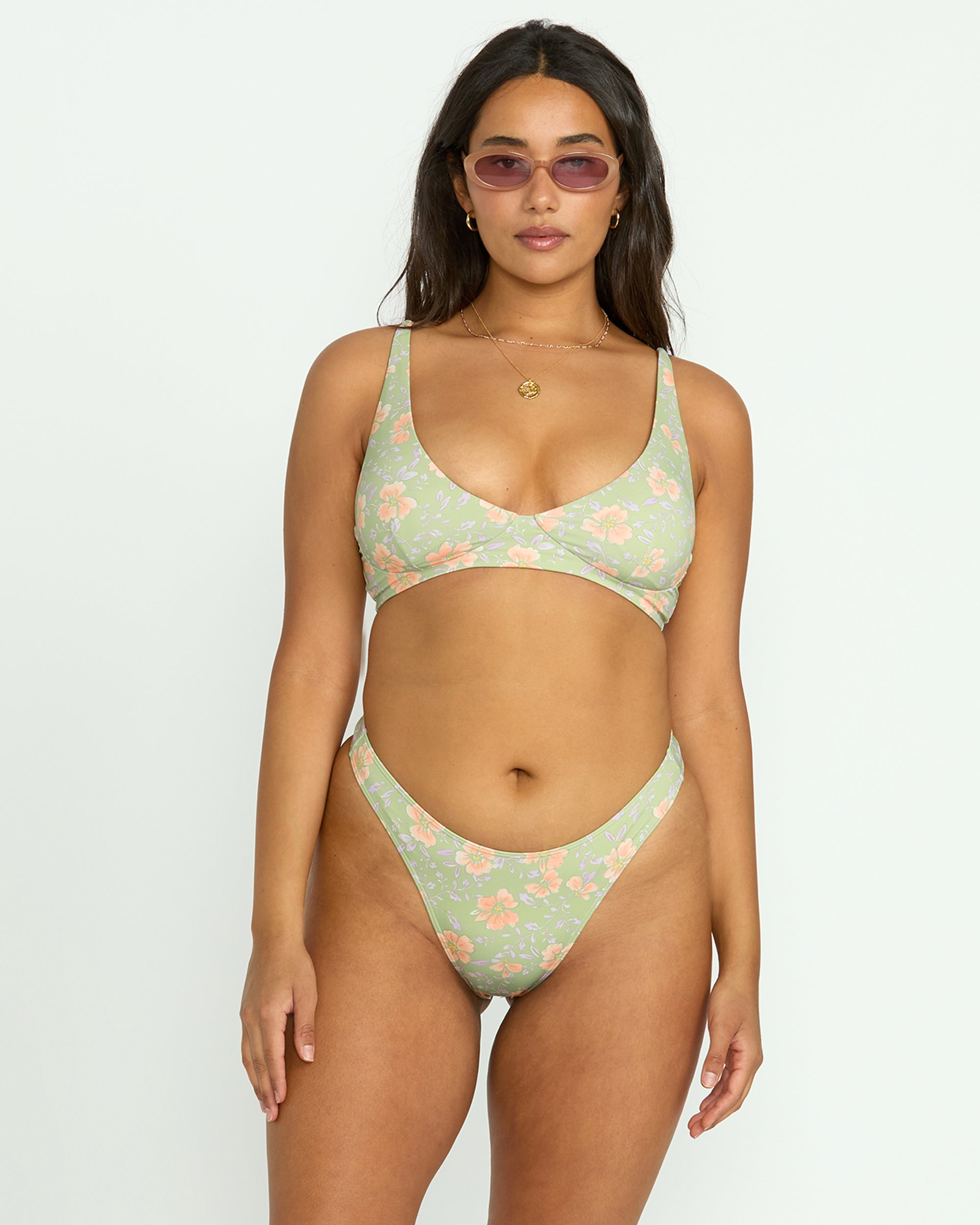 More To Sea Skimpy Hike Bikini Bottom - Pistachio - Image 2