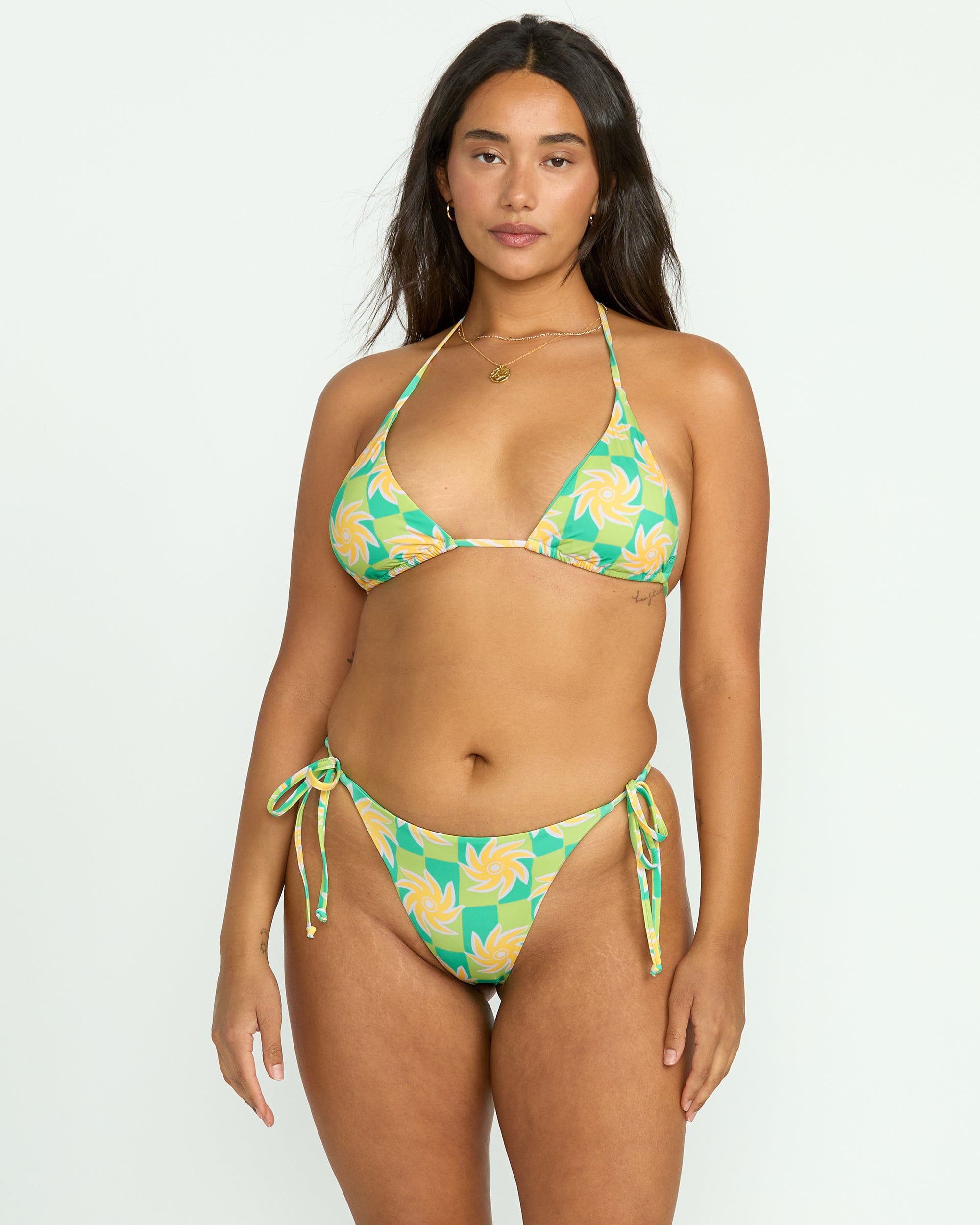 Trippin On Sun Tie-Side Maya Bikini Bottom - Multi - Image 3