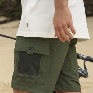 Surftrek Cargo Hybrid Shorts - Dark Military