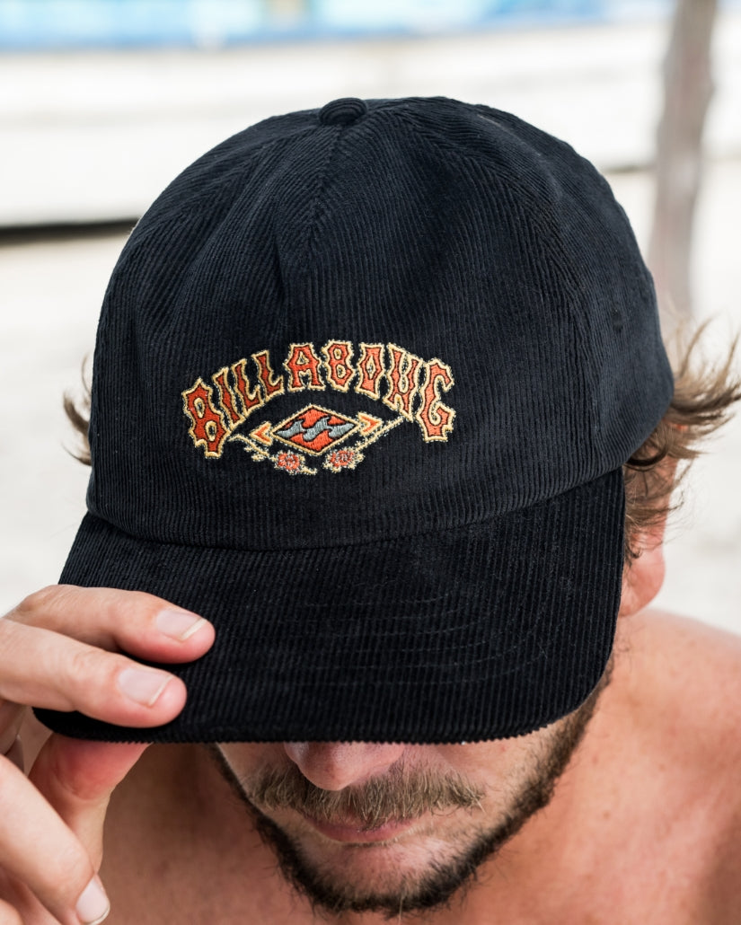 Heritage Strapback Hat - Black - Image 3