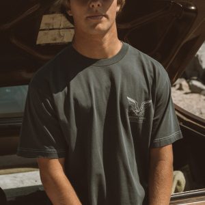 Bird Of Prey Garage OG Short Sleeve T-Shirt - Washed Black