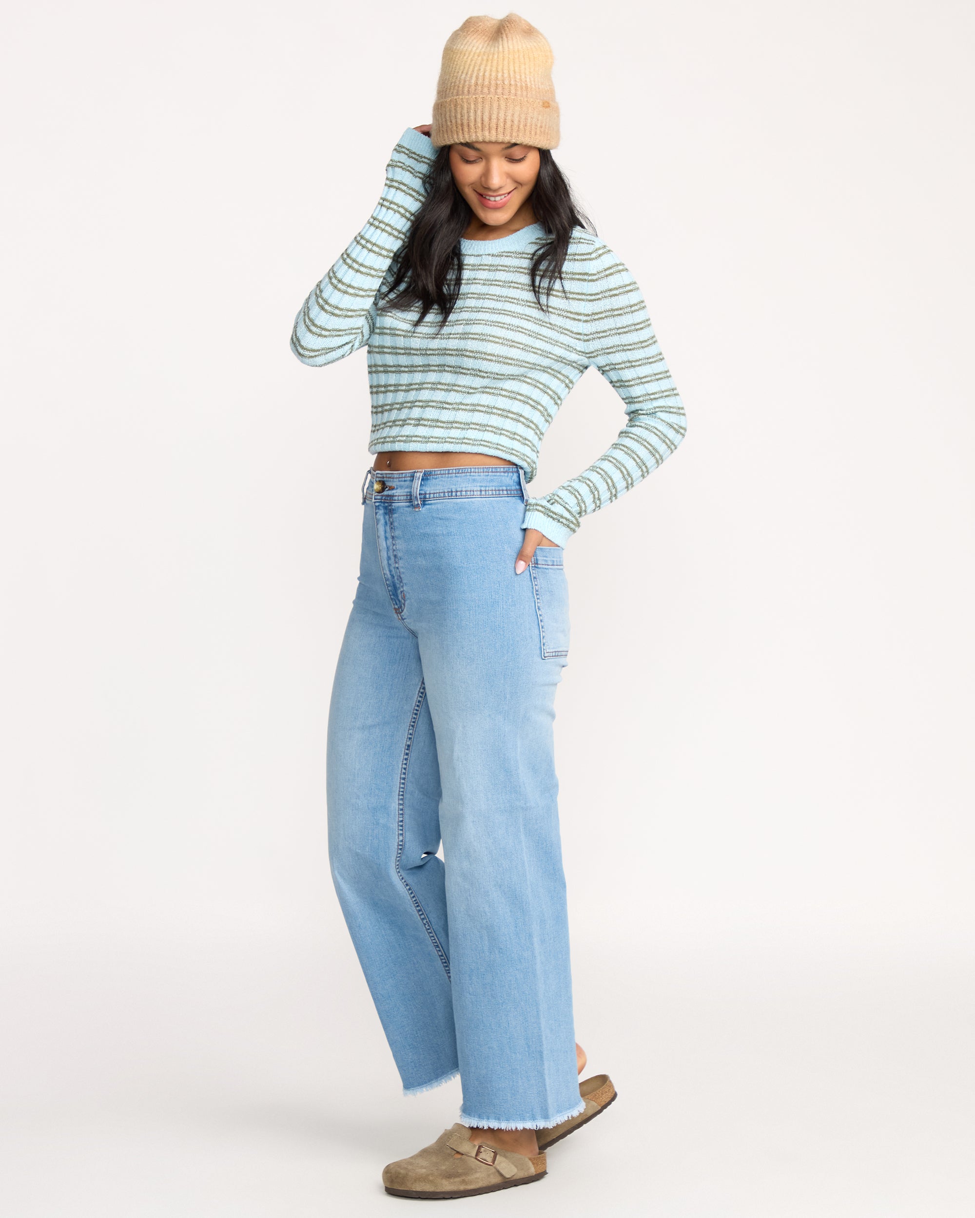 Free Fall High-Waist Pants - Surf Spray - Image 5