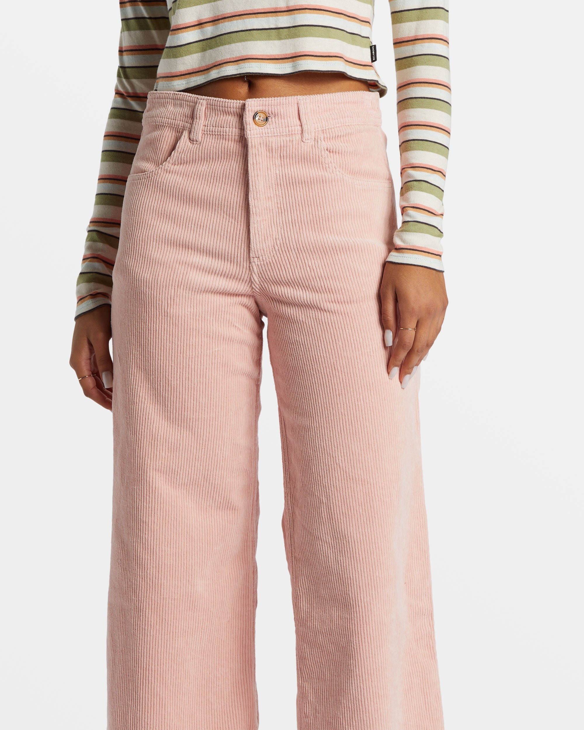 Be Free Corduroy Pants - Dusty Peach - Image 2