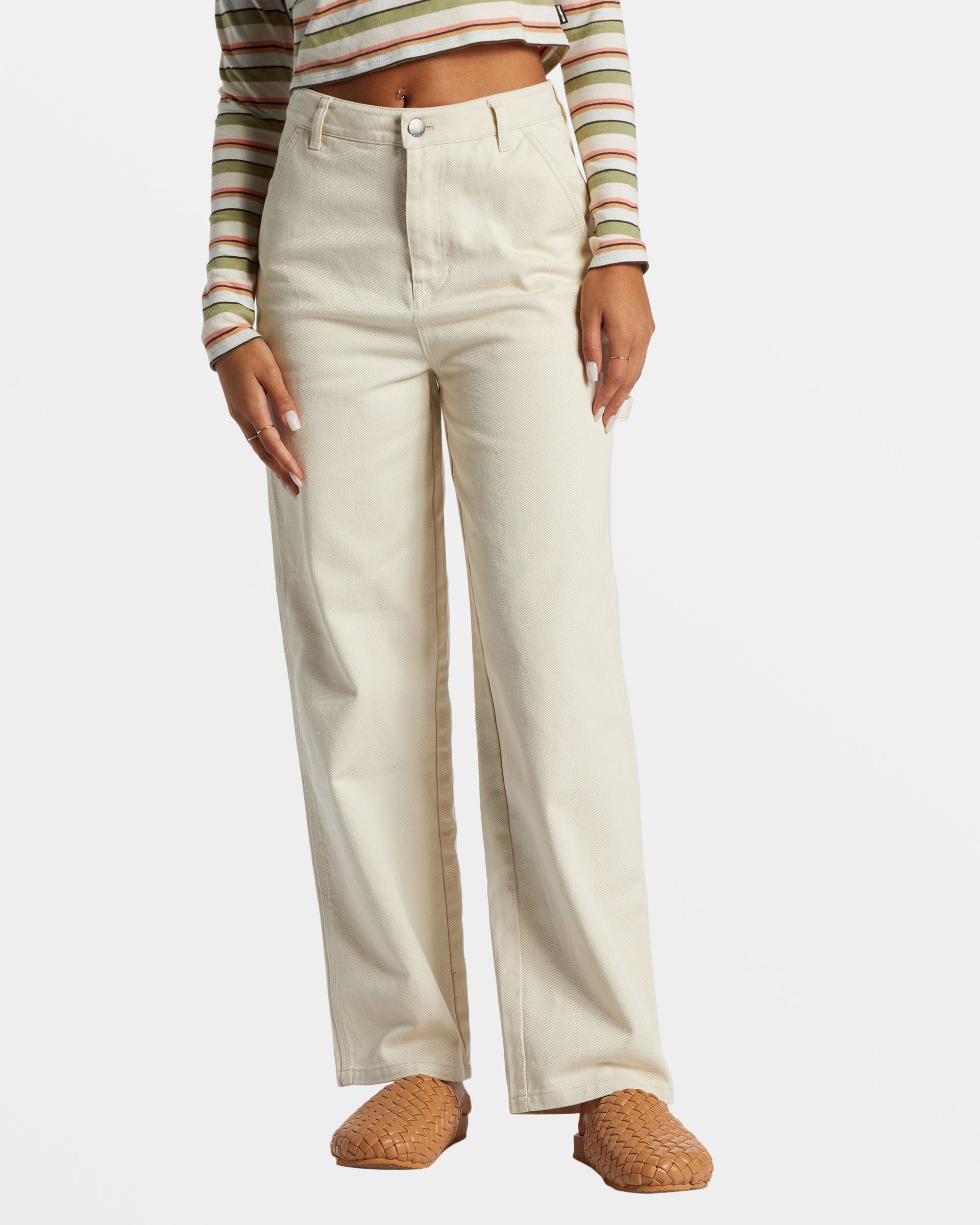Collet Carpenter Denim Pant - White Cap - Image 2