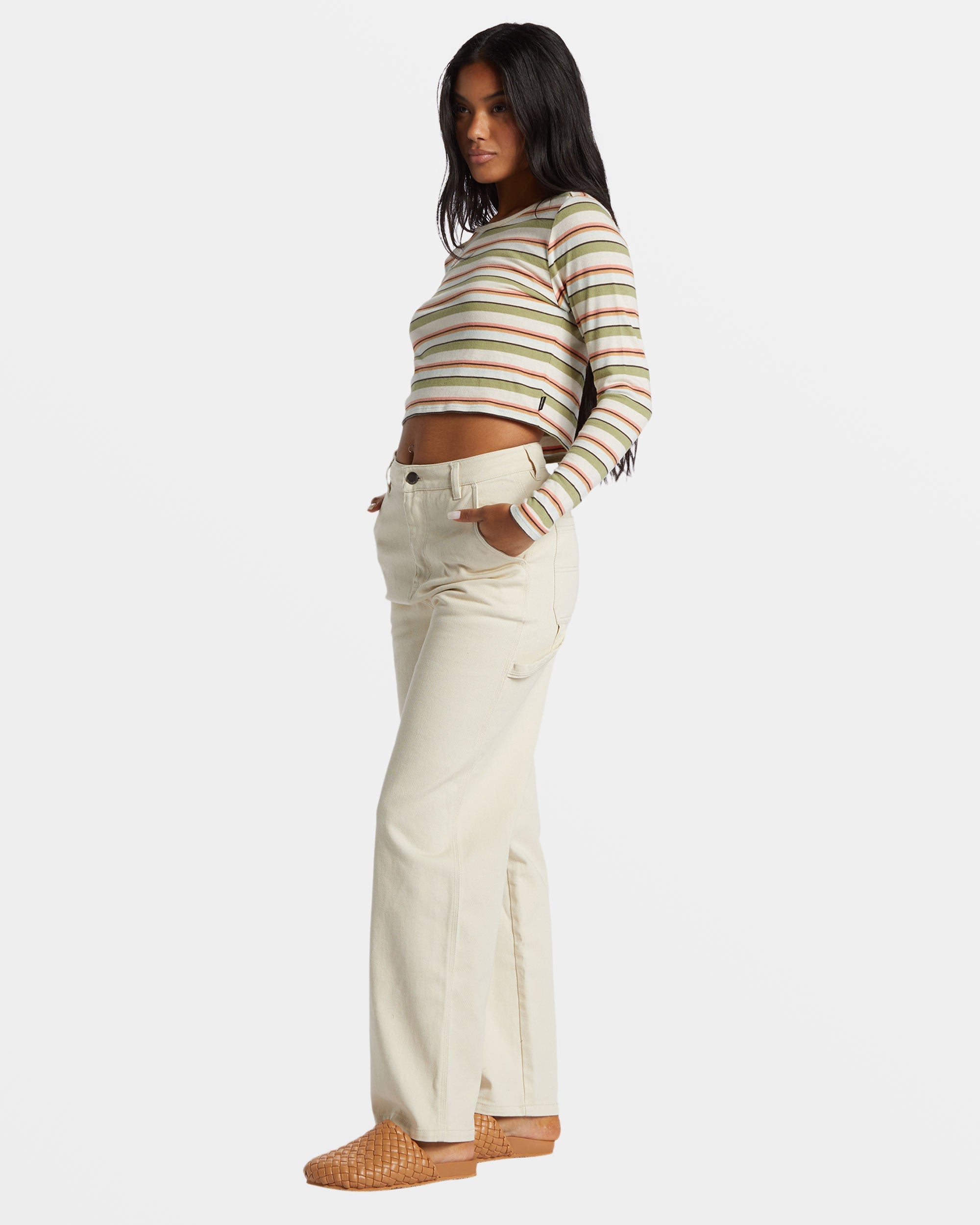 Collet Carpenter Denim Pant - White Cap - Image 6