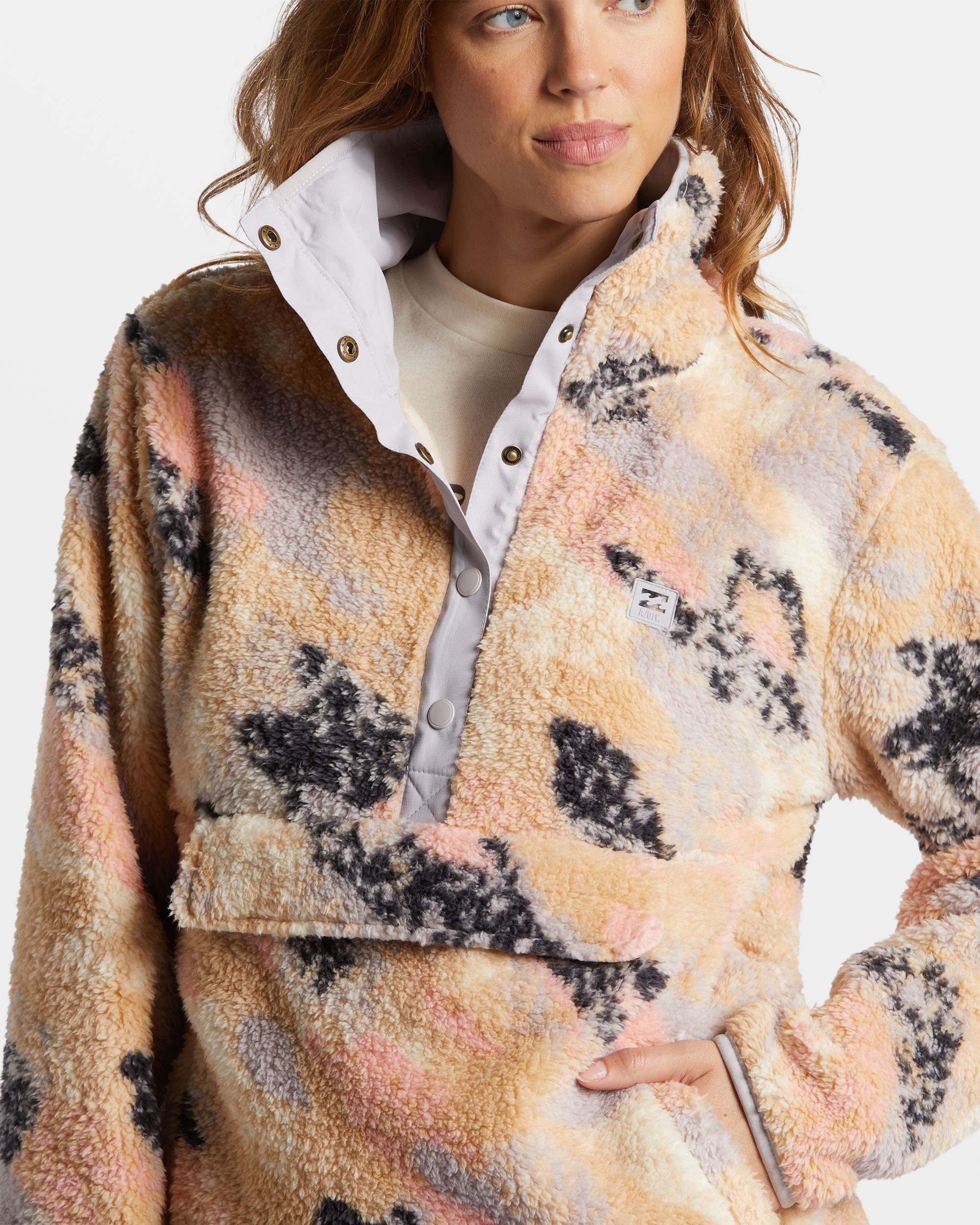 Switchback Mock Neck Fleece - Summer Rain - Image 2