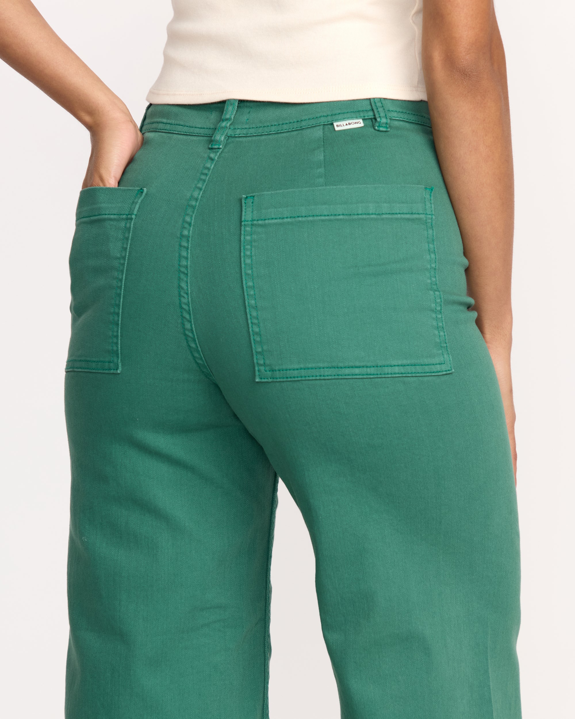Free Fall High-Waist Pants - Evergreen - Image 6